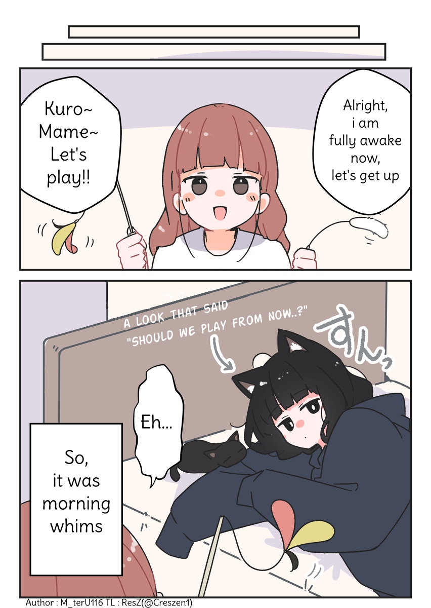 Halaman dari Uchi no Kuroneko, Onna no Ko Chapter 6