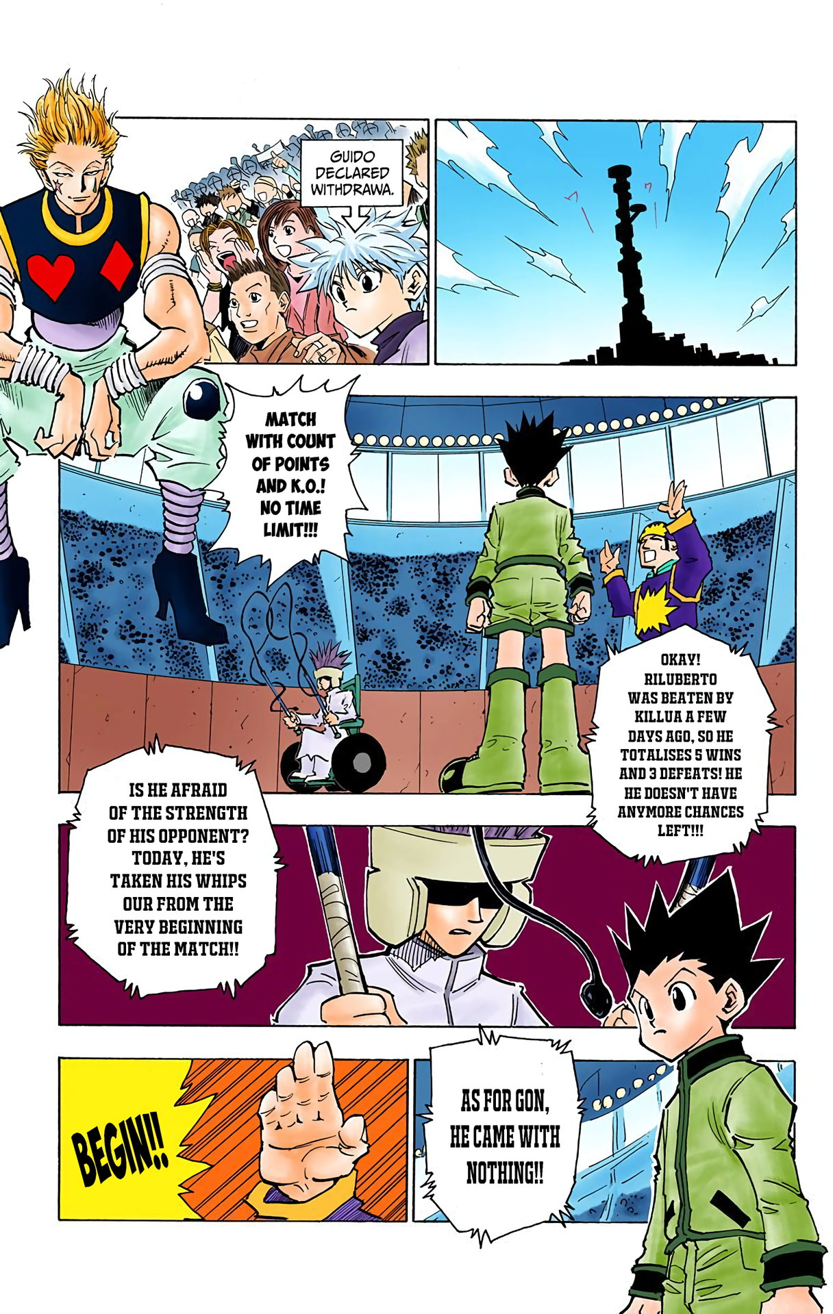 Halaman dari HUNTER x HUNTER (Official Colored) Chapter 59