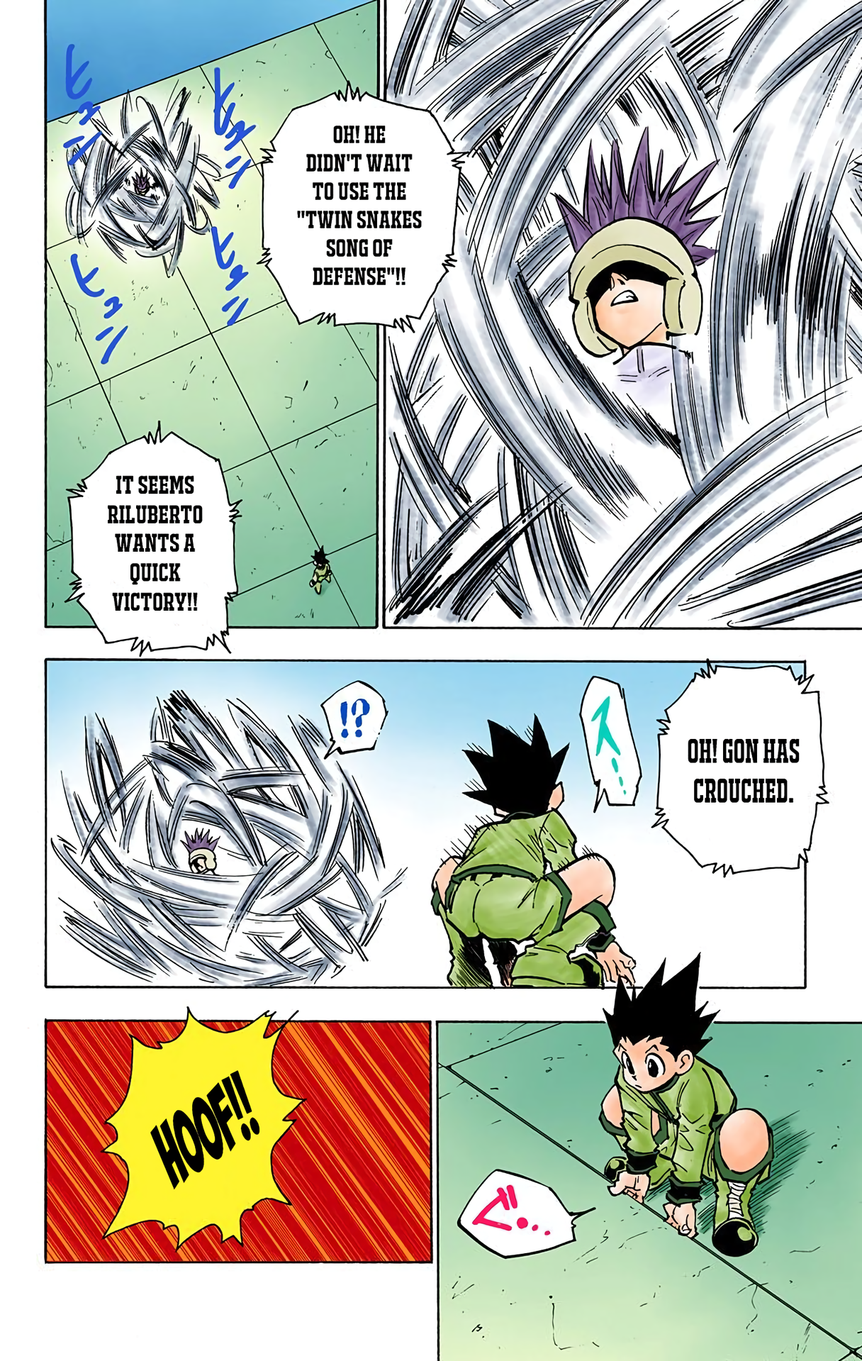 Halaman dari HUNTER x HUNTER (Official Colored) Chapter 59