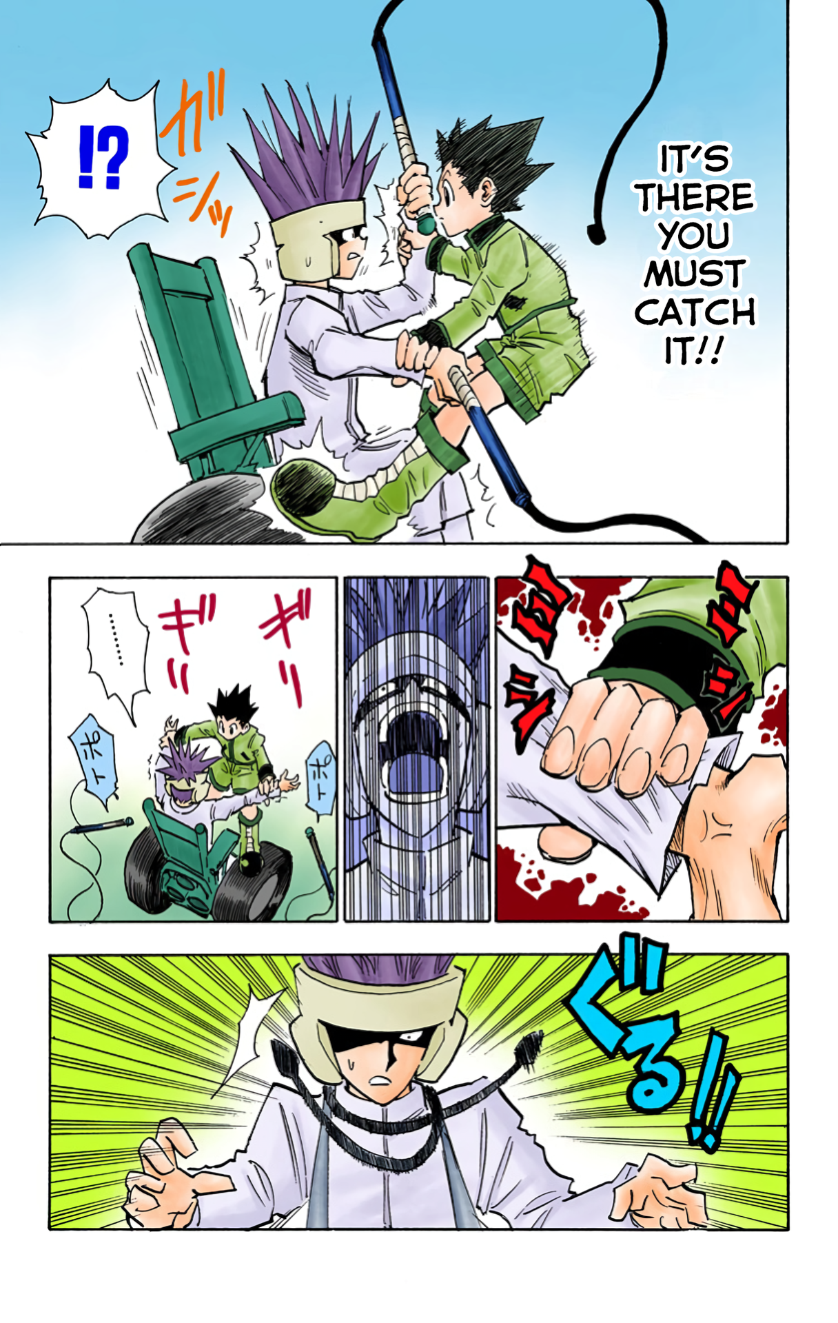 Halaman dari HUNTER x HUNTER (Official Colored) Chapter 59