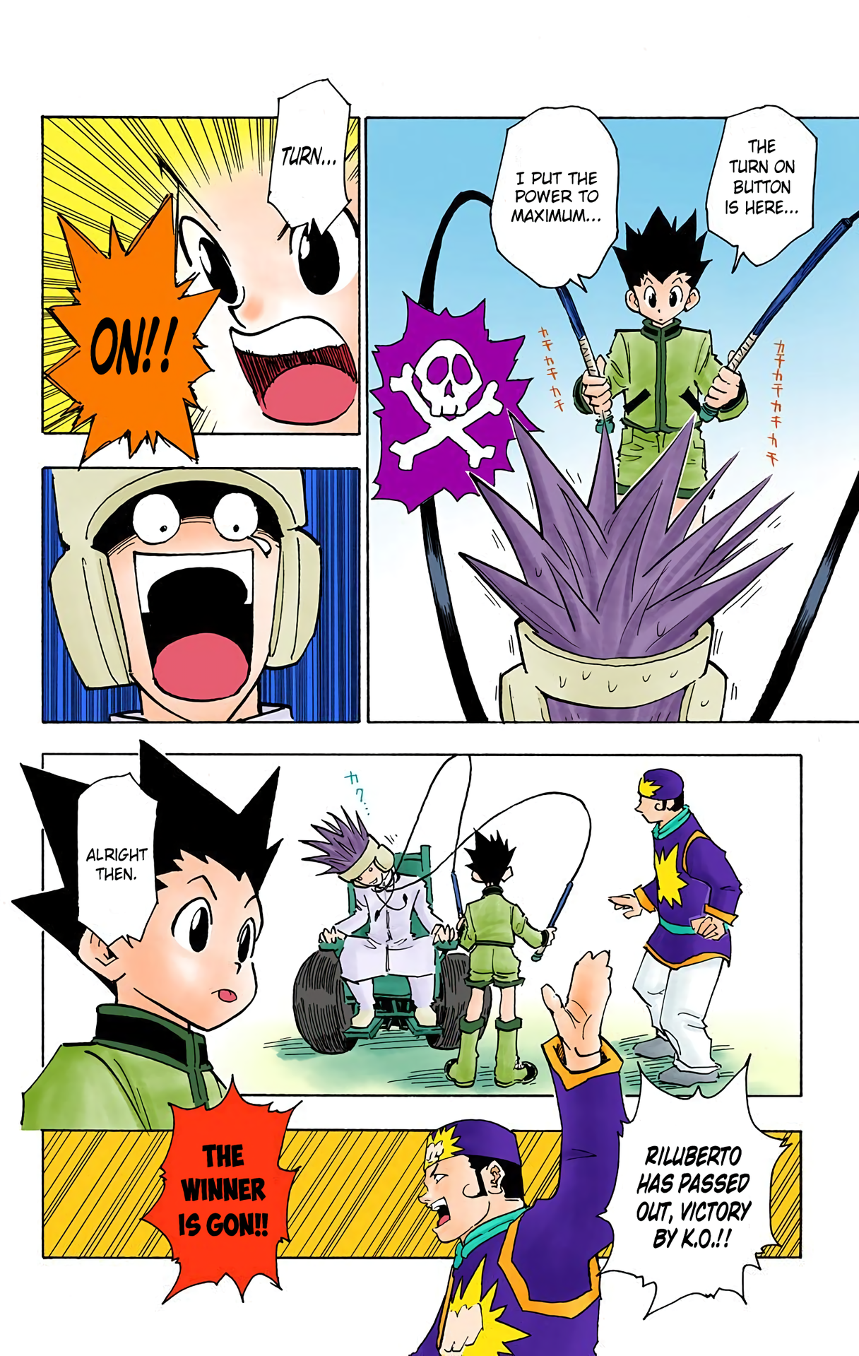 Halaman dari HUNTER x HUNTER (Official Colored) Chapter 59