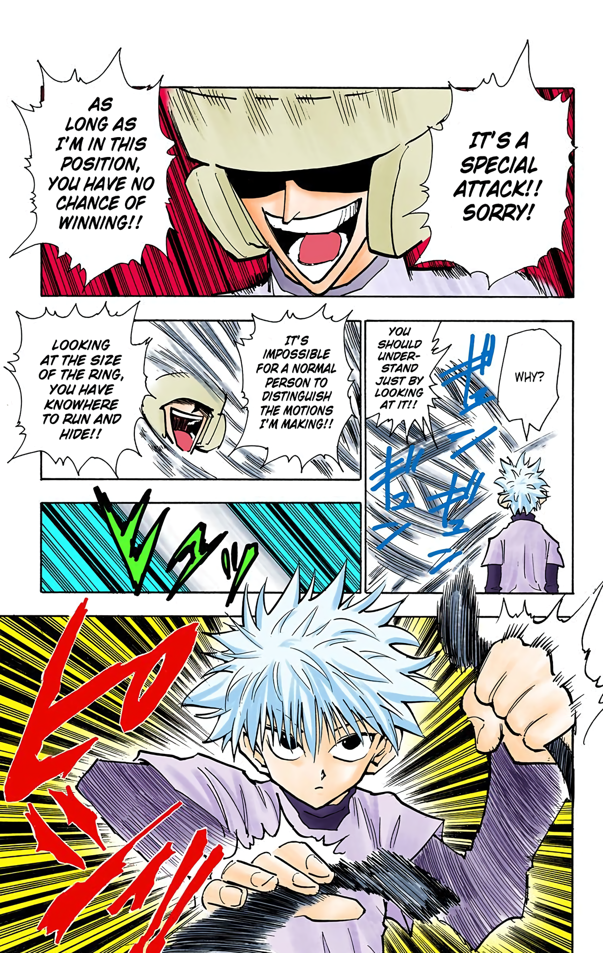 Halaman dari HUNTER x HUNTER (Official Colored) Chapter 59
