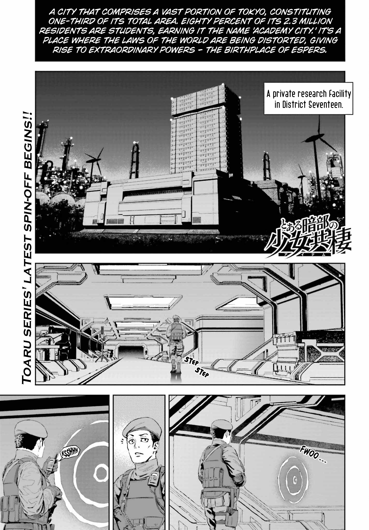 Halaman dari Toaru Anbu no ITEM Chapter 1