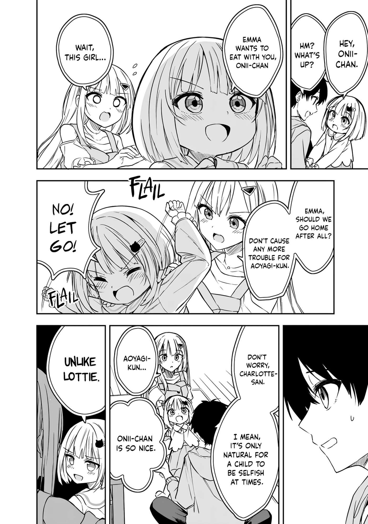 Halaman dari Maigo ni Natteita Youjo wo Tasuketara, Otonari ni Sumu Bishoujo Ryuugakusei ga Ie ni Asobi ni Kuru You ni Natta Ken ni Tsuite Chapter 7