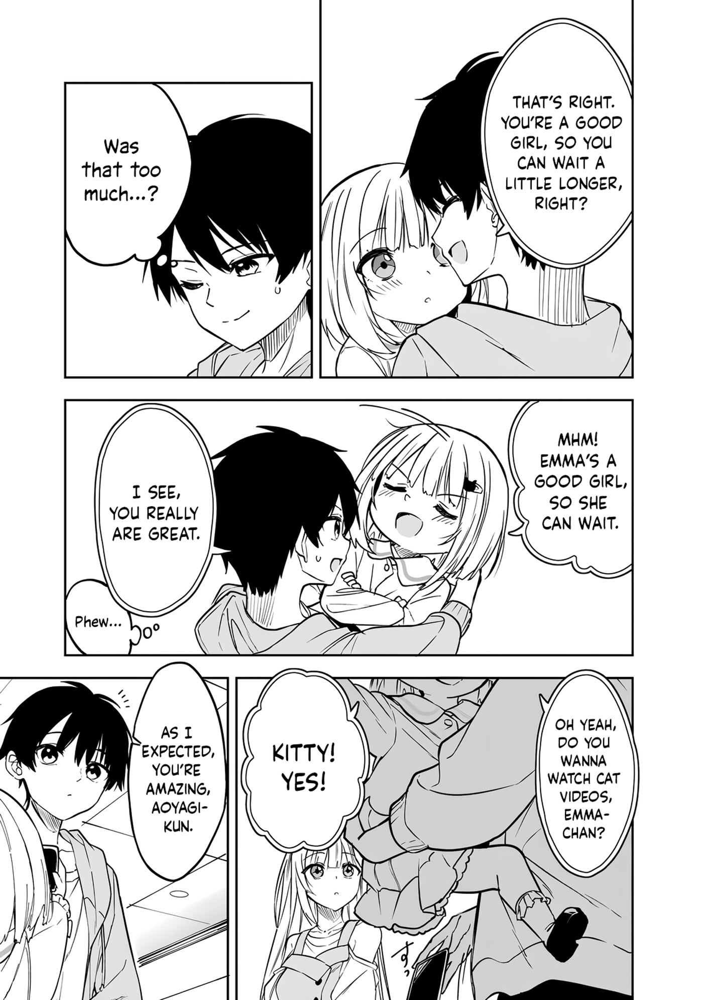 Halaman dari Maigo ni Natteita Youjo wo Tasuketara, Otonari ni Sumu Bishoujo Ryuugakusei ga Ie ni Asobi ni Kuru You ni Natta Ken ni Tsuite Chapter 7