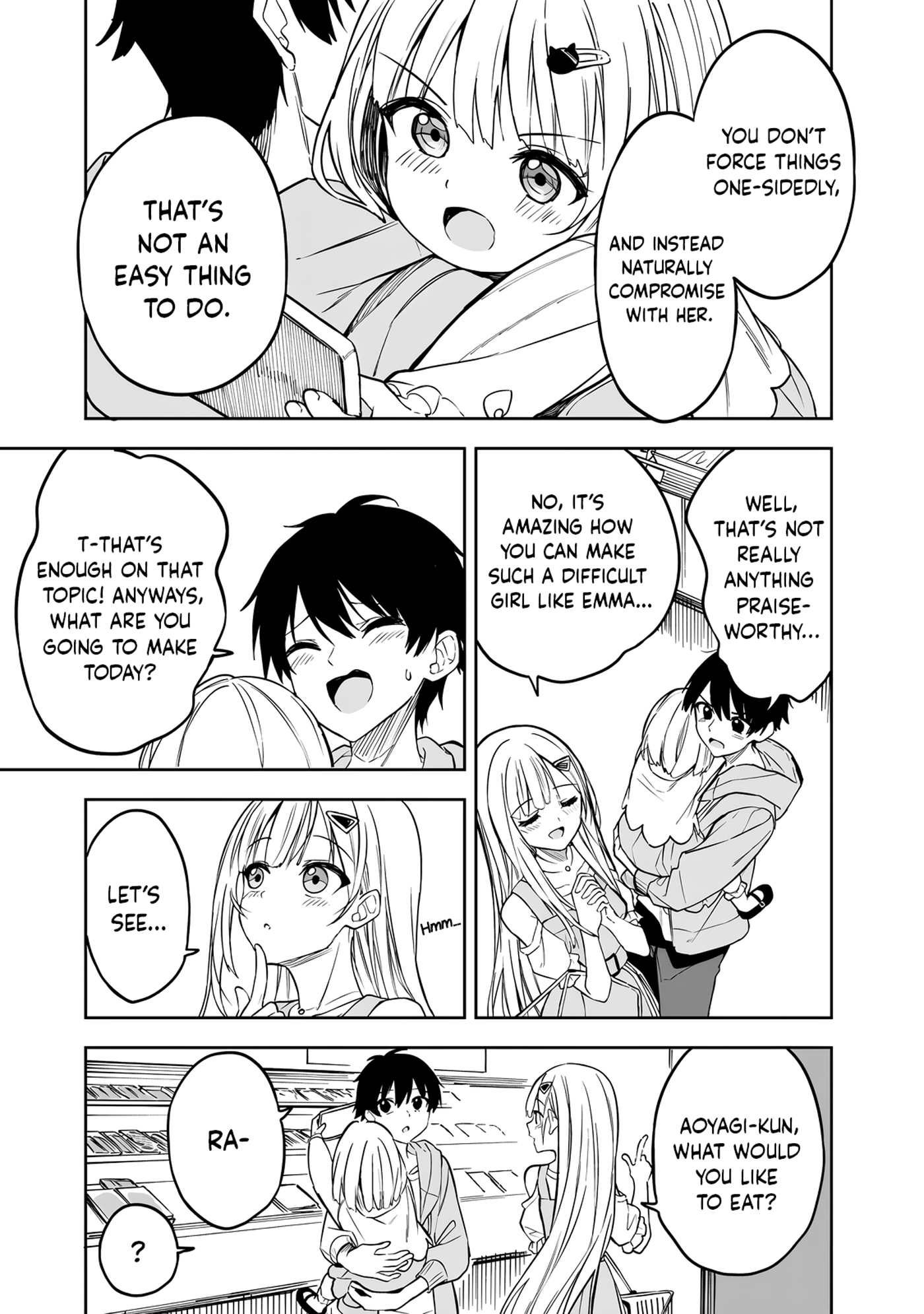 Halaman dari Maigo ni Natteita Youjo wo Tasuketara, Otonari ni Sumu Bishoujo Ryuugakusei ga Ie ni Asobi ni Kuru You ni Natta Ken ni Tsuite Chapter 7