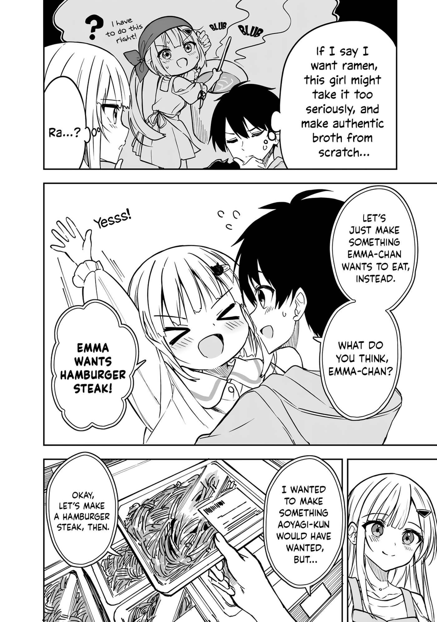 Halaman dari Maigo ni Natteita Youjo wo Tasuketara, Otonari ni Sumu Bishoujo Ryuugakusei ga Ie ni Asobi ni Kuru You ni Natta Ken ni Tsuite Chapter 7