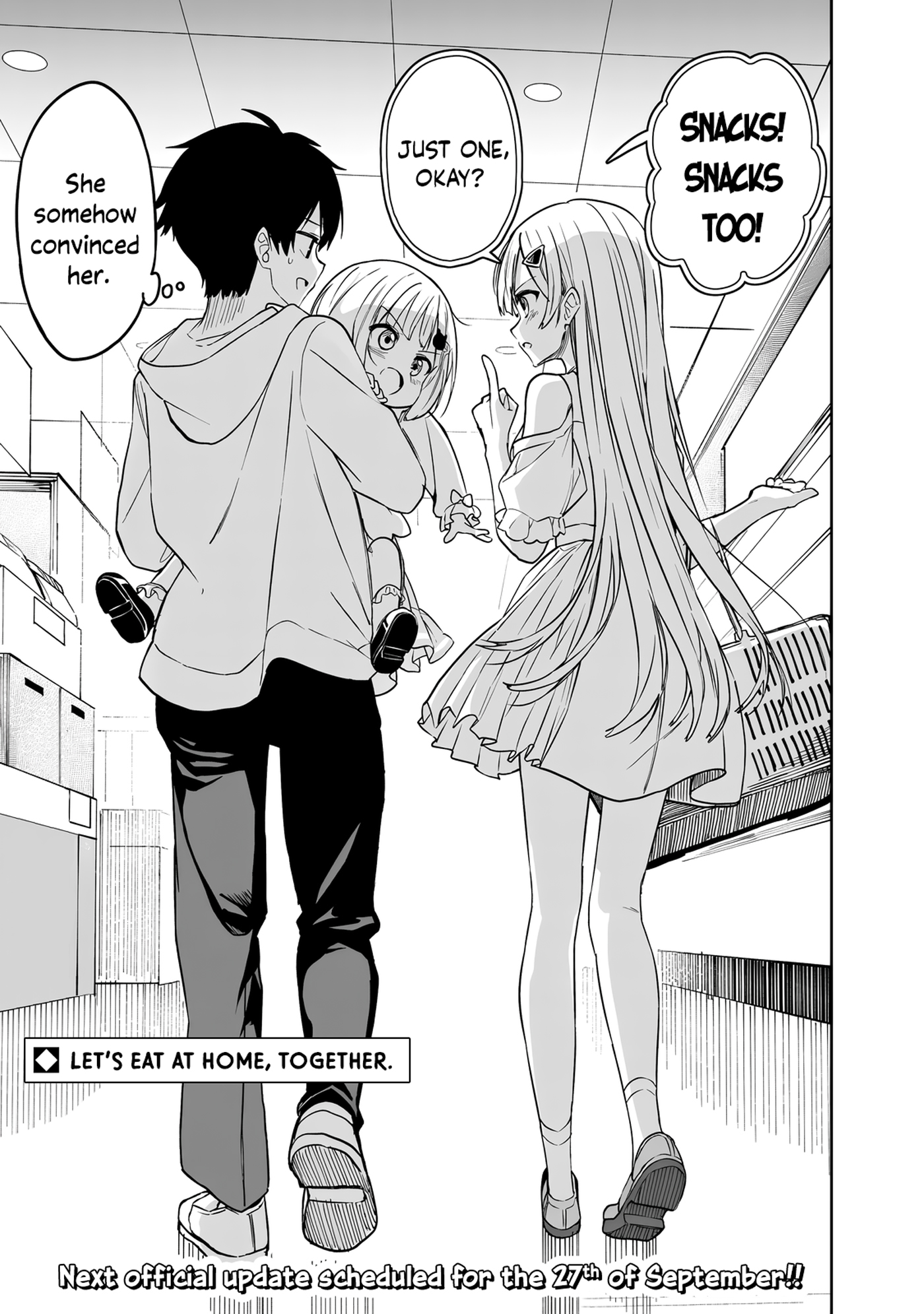 Halaman dari Maigo ni Natteita Youjo wo Tasuketara, Otonari ni Sumu Bishoujo Ryuugakusei ga Ie ni Asobi ni Kuru You ni Natta Ken ni Tsuite Chapter 7