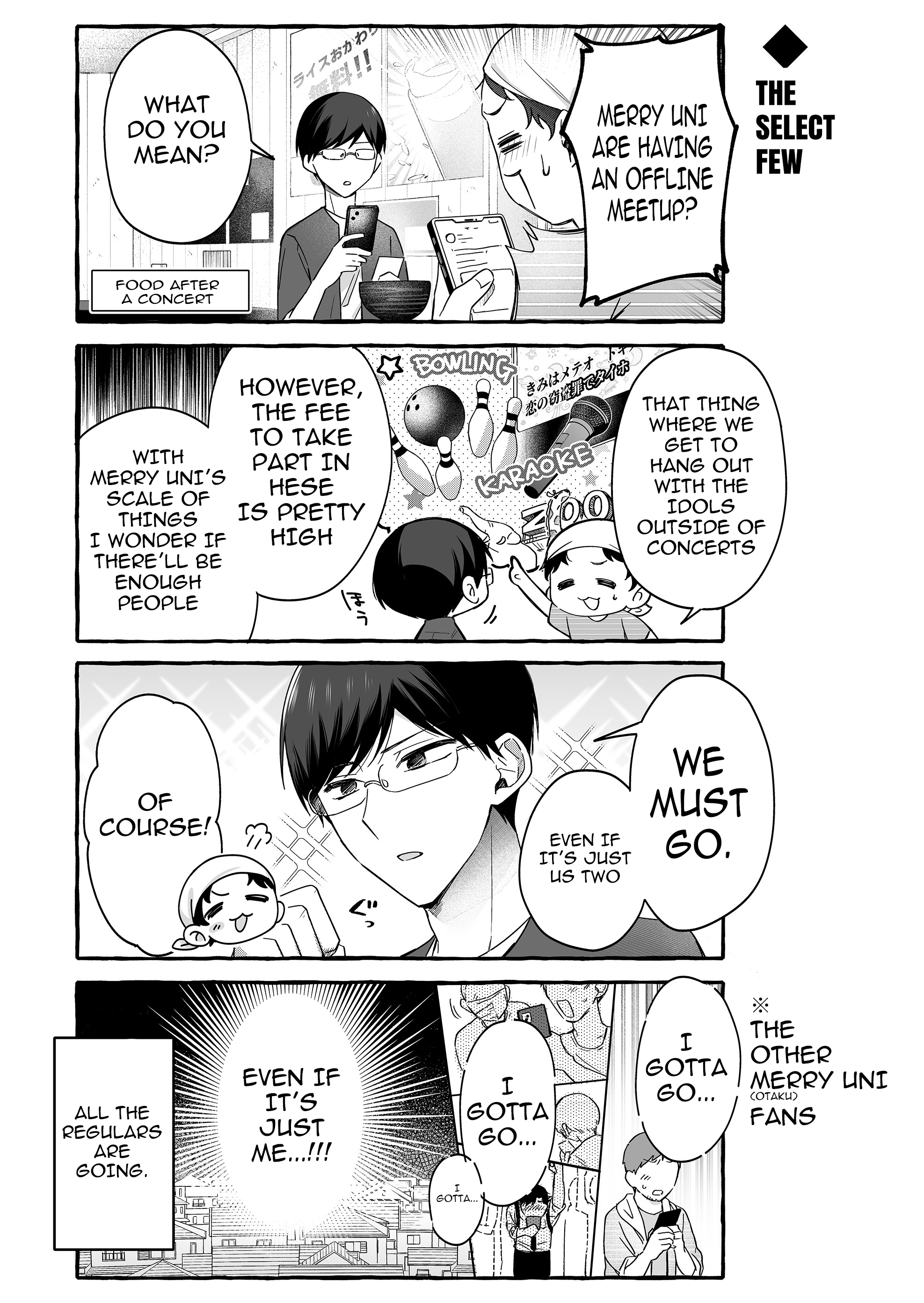 Halaman dari Damedol to Sekai ni Hitori Dake no Fan Chapter 36