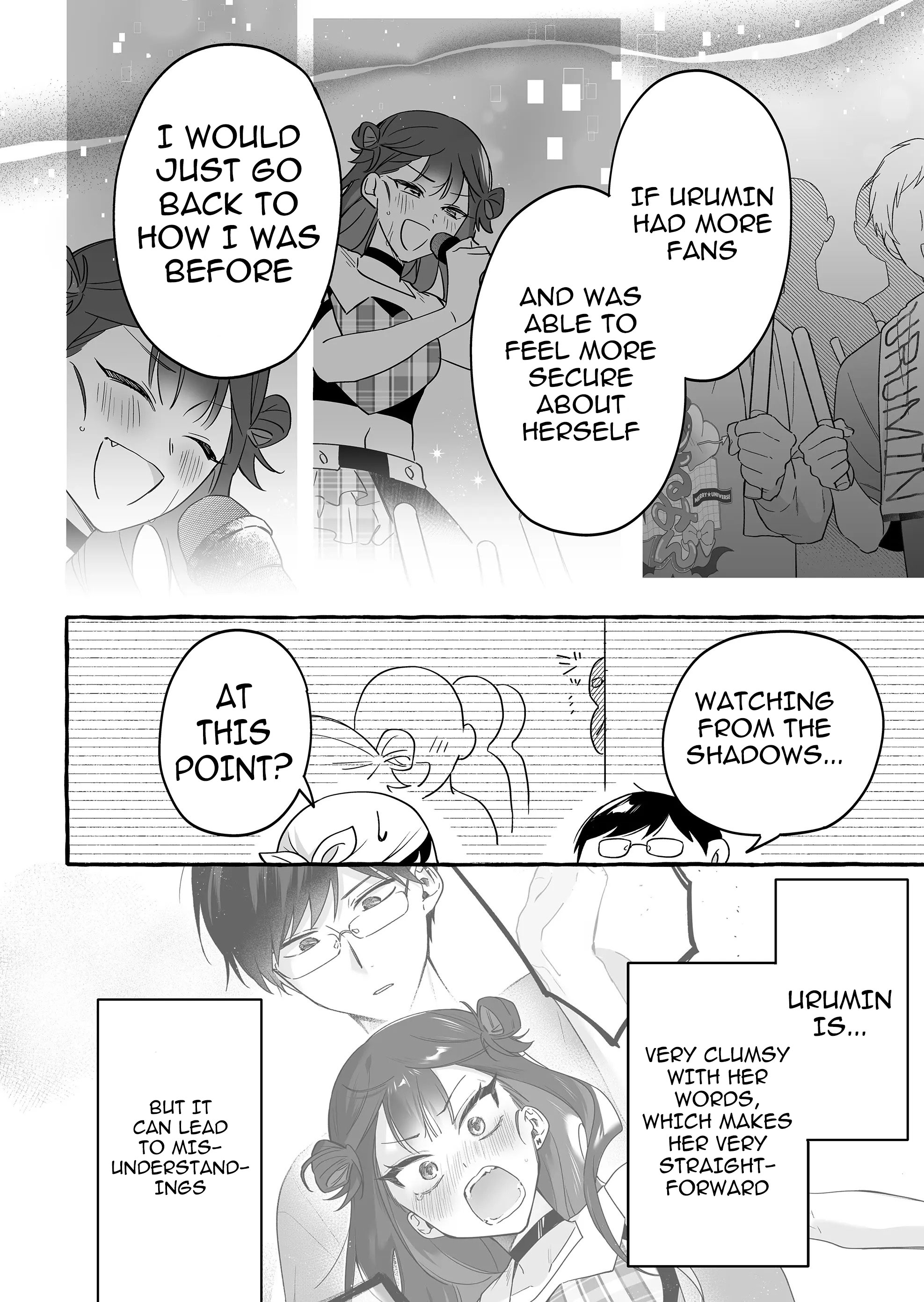 Halaman dari Damedol to Sekai ni Hitori Dake no Fan Chapter 23