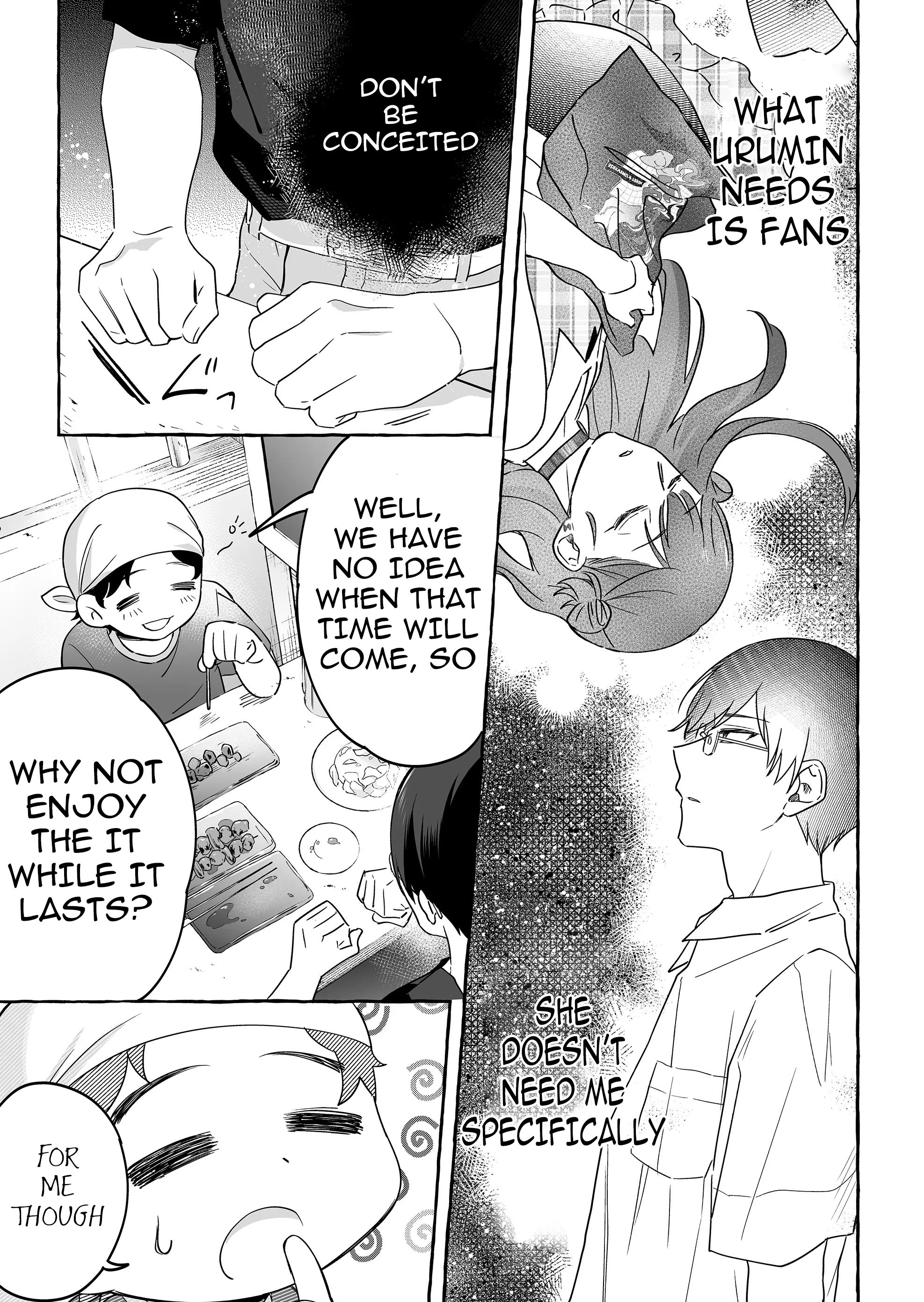 Halaman dari Damedol to Sekai ni Hitori Dake no Fan Chapter 23