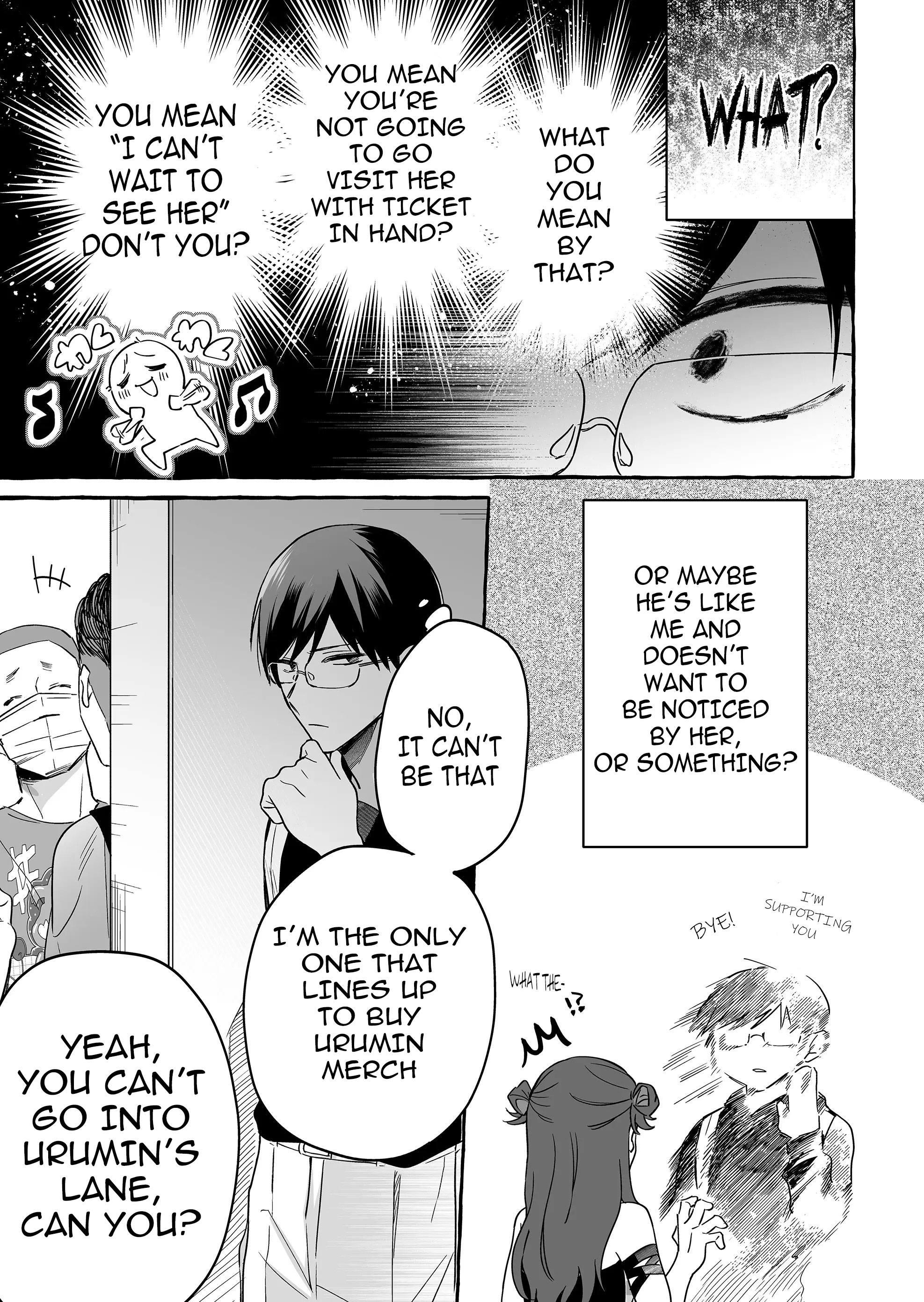 Halaman dari Damedol to Sekai ni Hitori Dake no Fan Chapter 23