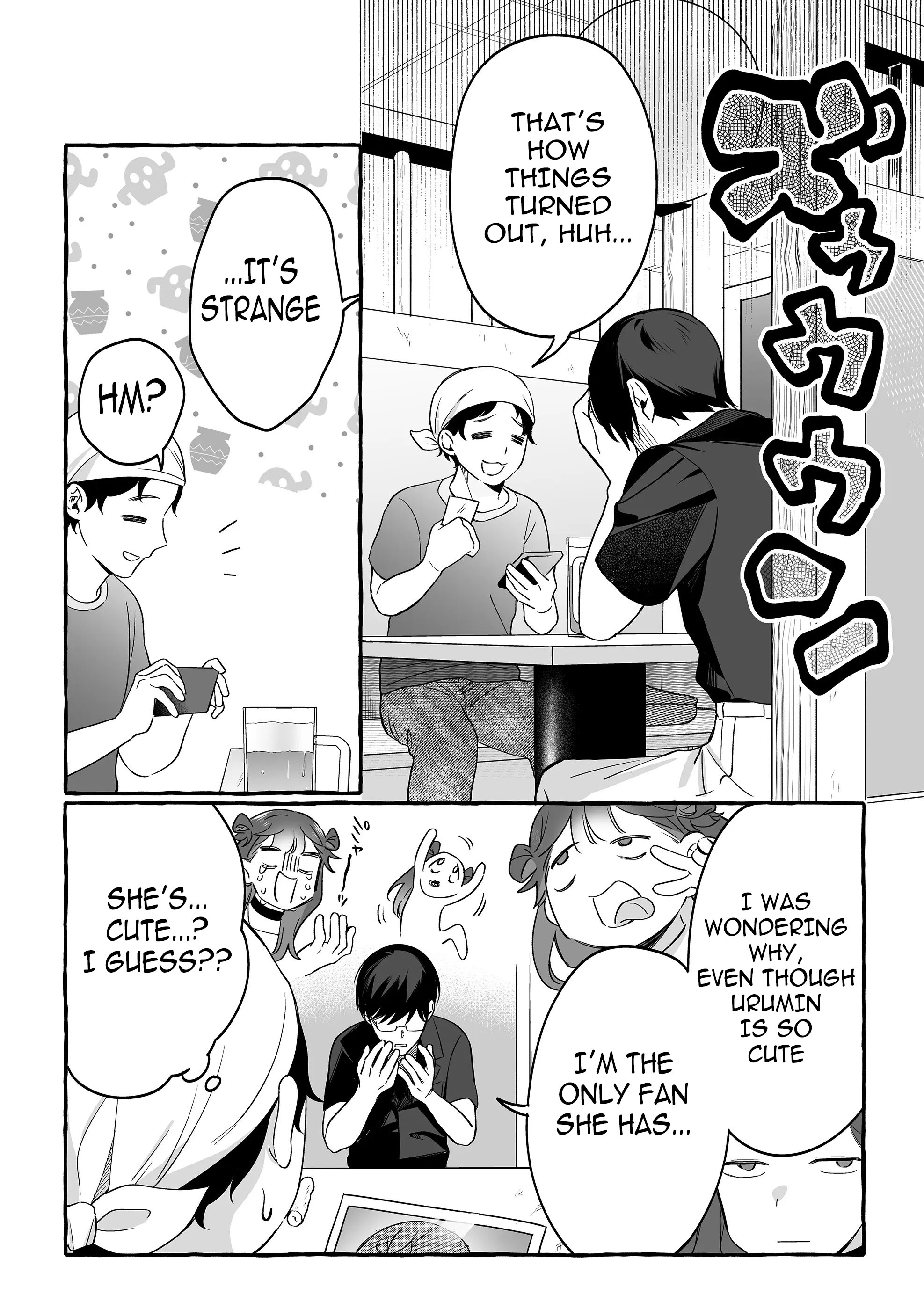 Halaman dari Damedol to Sekai ni Hitori Dake no Fan Chapter 23
