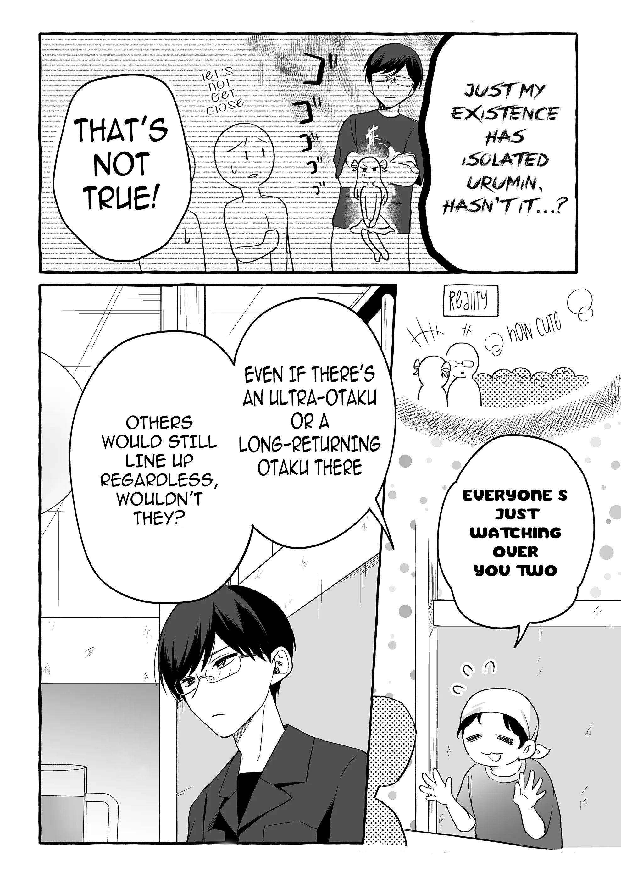 Halaman dari Damedol to Sekai ni Hitori Dake no Fan Chapter 23