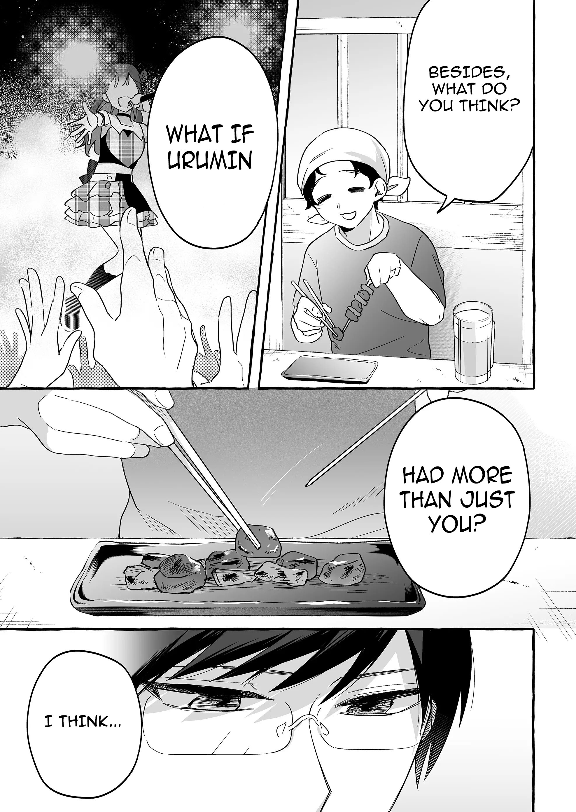 Halaman dari Damedol to Sekai ni Hitori Dake no Fan Chapter 23
