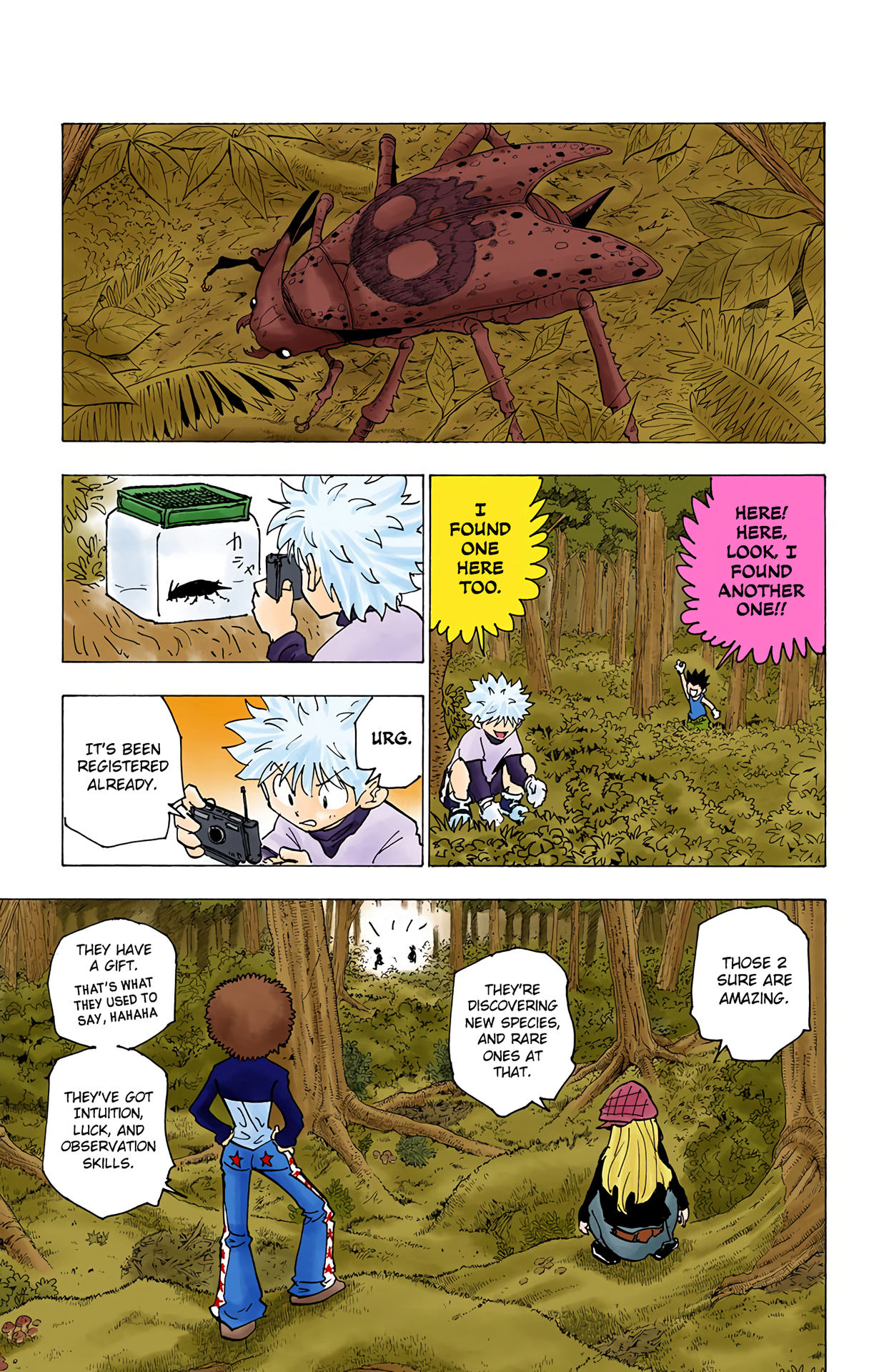 Halaman dari HUNTER x HUNTER (Official Colored) Chapter 186