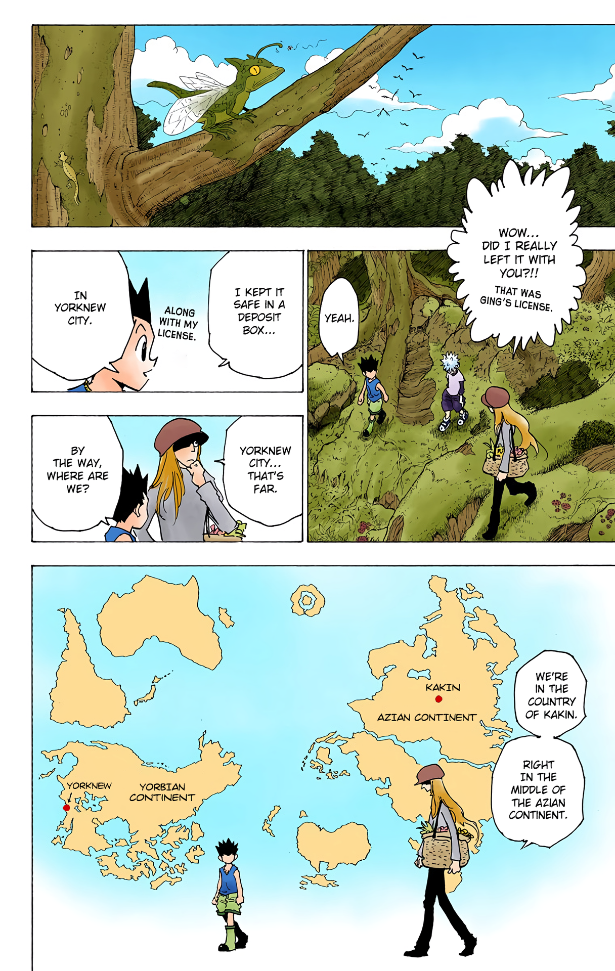 Halaman dari HUNTER x HUNTER (Official Colored) Chapter 186