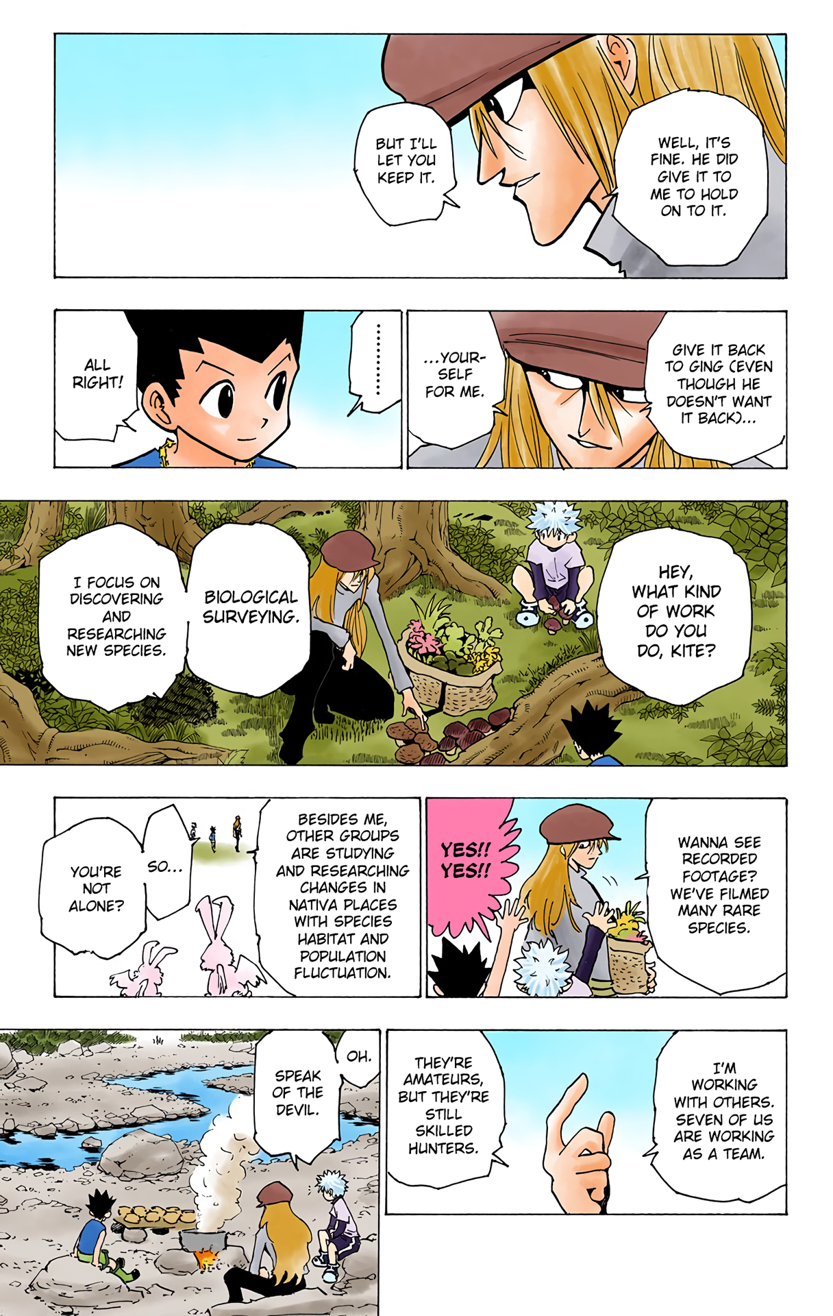 Halaman dari HUNTER x HUNTER (Official Colored) Chapter 186