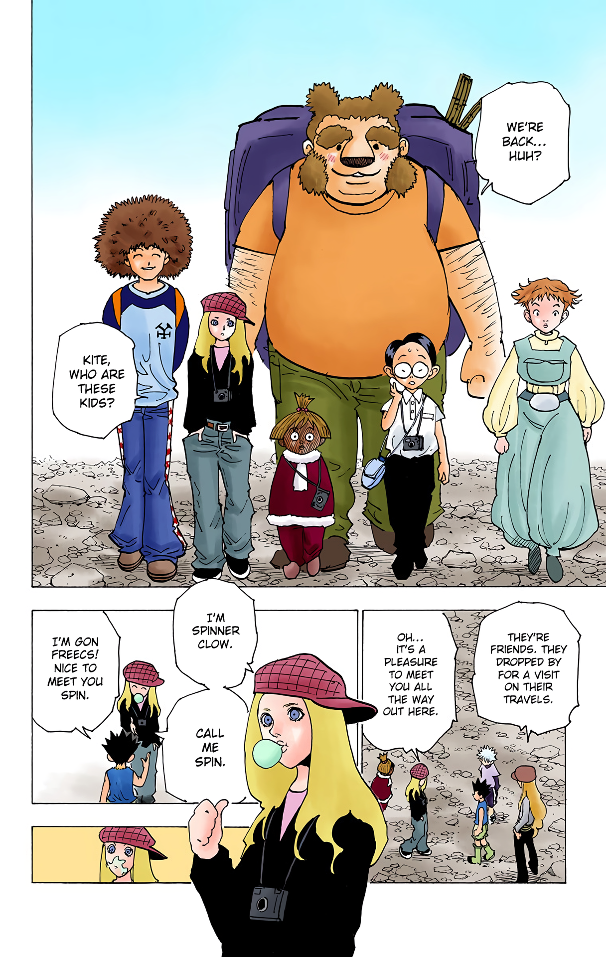 Halaman dari HUNTER x HUNTER (Official Colored) Chapter 186