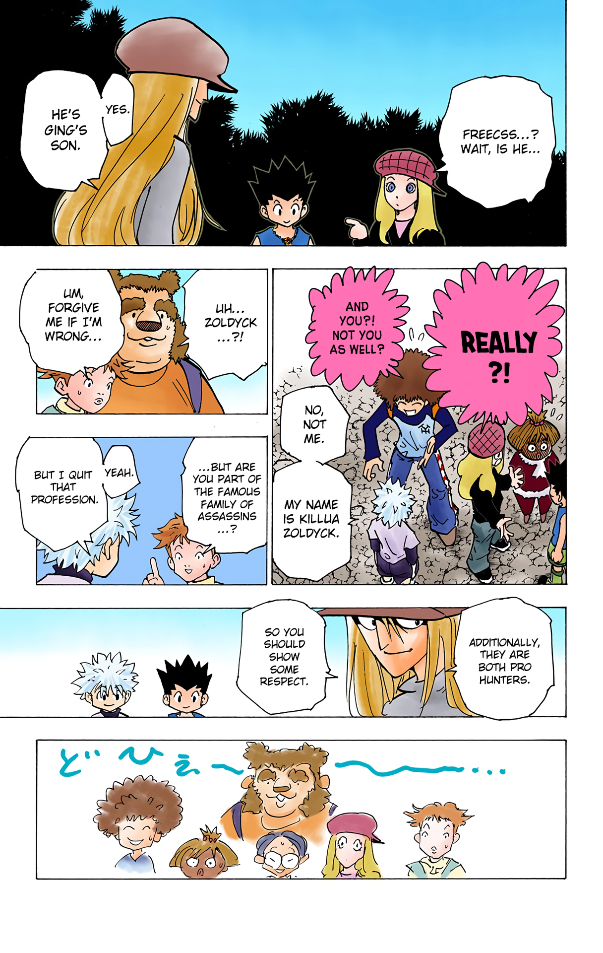 Halaman dari HUNTER x HUNTER (Official Colored) Chapter 186