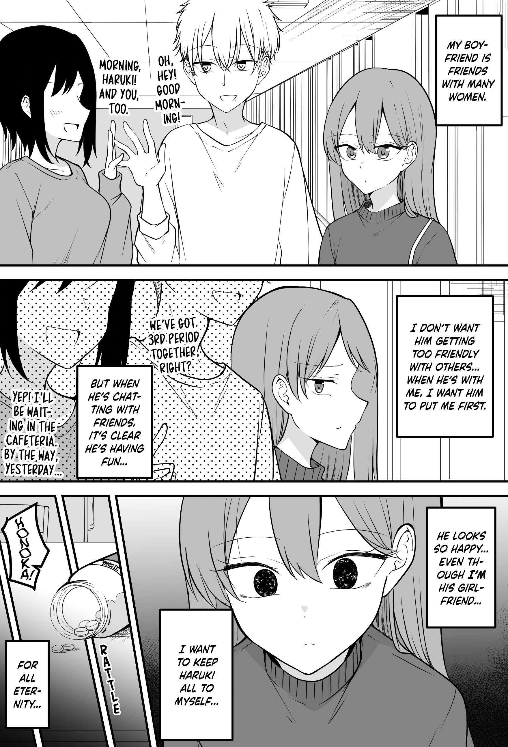 Halaman dari Kareshi o Jibun Dake no mono ni Shitai Kanojo-chan Chapter N/A