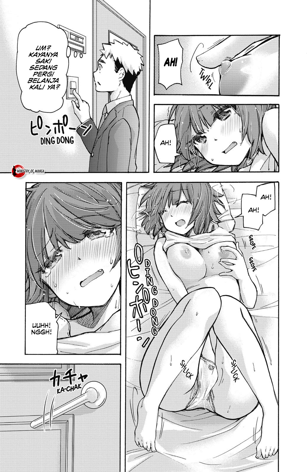 Saki-chan wa Konya mo Pekopeko Chapter 13 - halaman 8