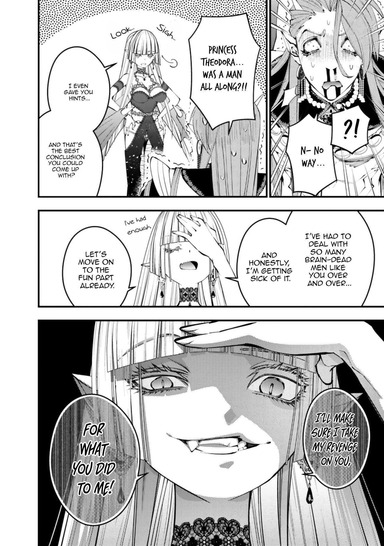Halaman dari Fukushuu o Koinegau Saikyou Yuusha wa, Yami no Chikara de Senmetsu Musou Suru Chapter 115