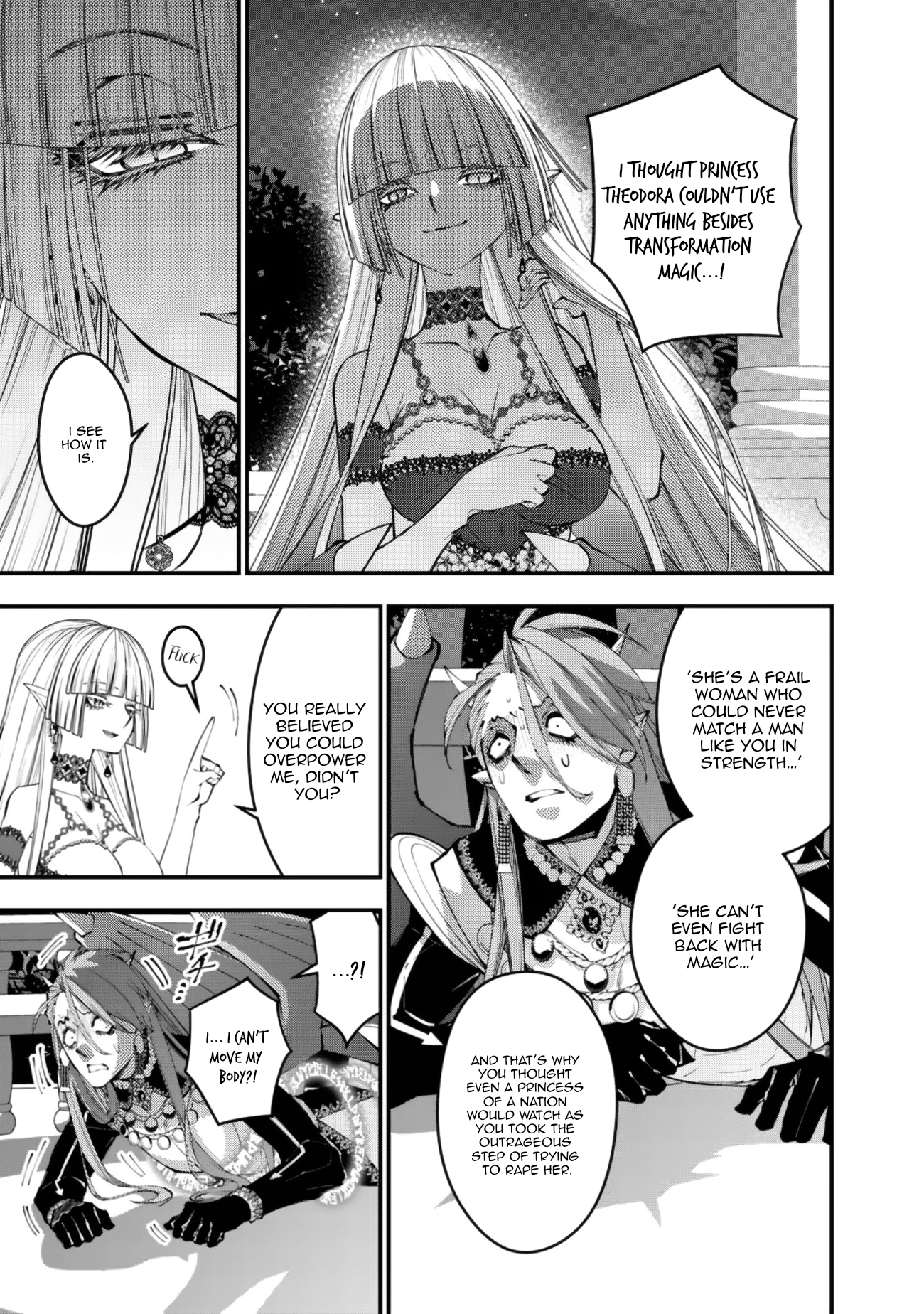 Halaman dari Fukushuu o Koinegau Saikyou Yuusha wa, Yami no Chikara de Senmetsu Musou Suru Chapter 115