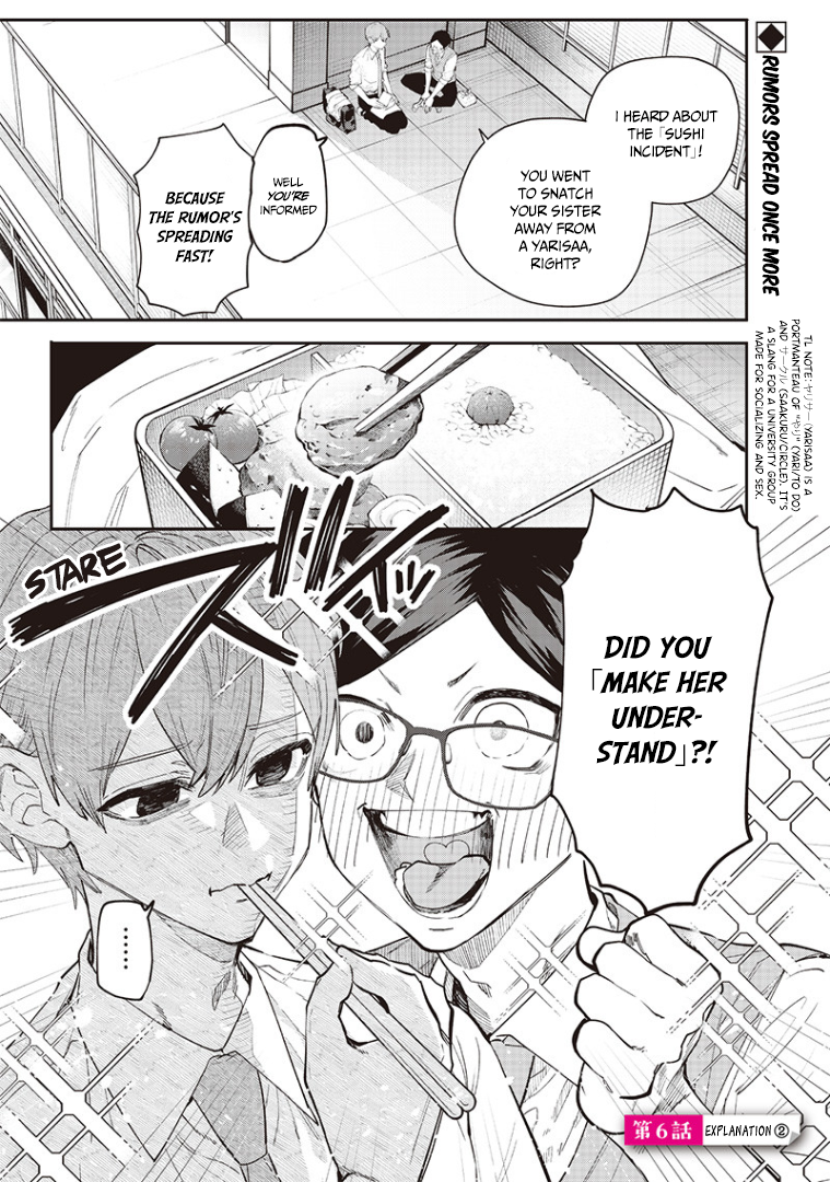 Halaman dari Namaiki na Gal Ane wo Wakaraseru Hanashi Chapter 6