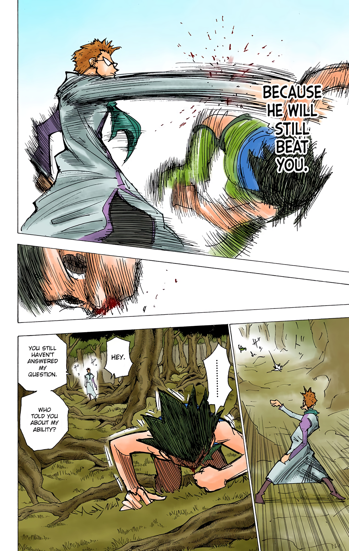 Halaman dari HUNTER x HUNTER (Official Colored) Chapter 176