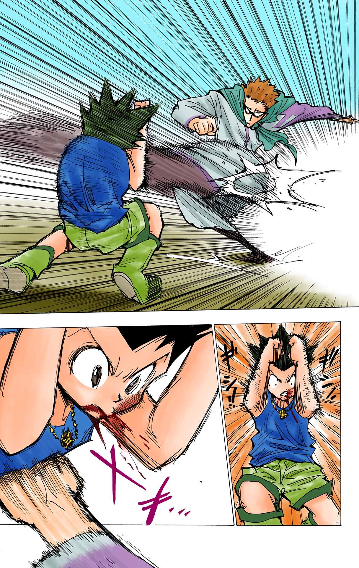 Halaman dari HUNTER x HUNTER (Official Colored) Chapter 176