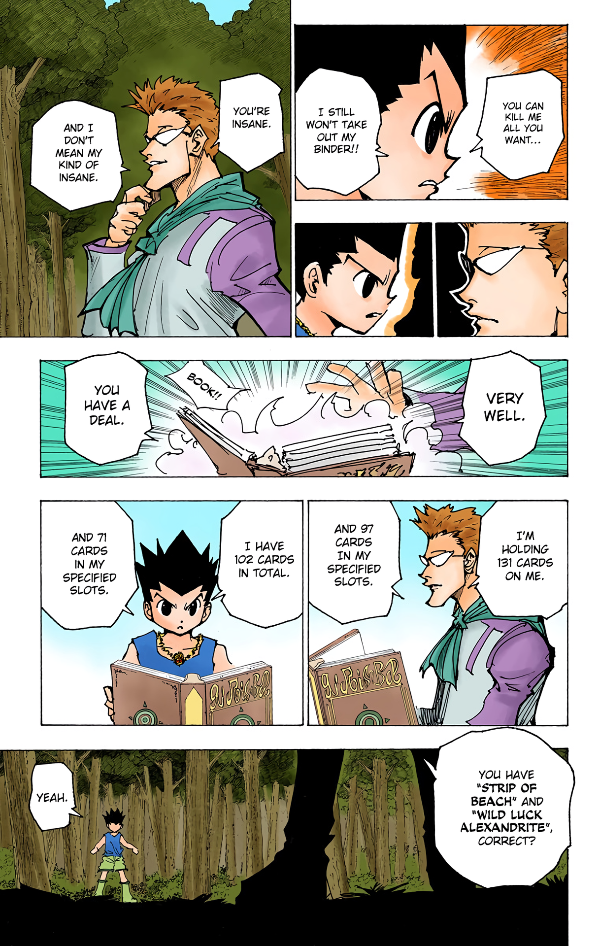 Halaman dari HUNTER x HUNTER (Official Colored) Chapter 176