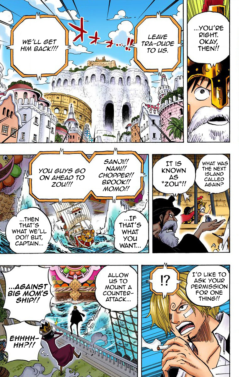 Halaman dari One Piece (Official Colored) Chapter 730