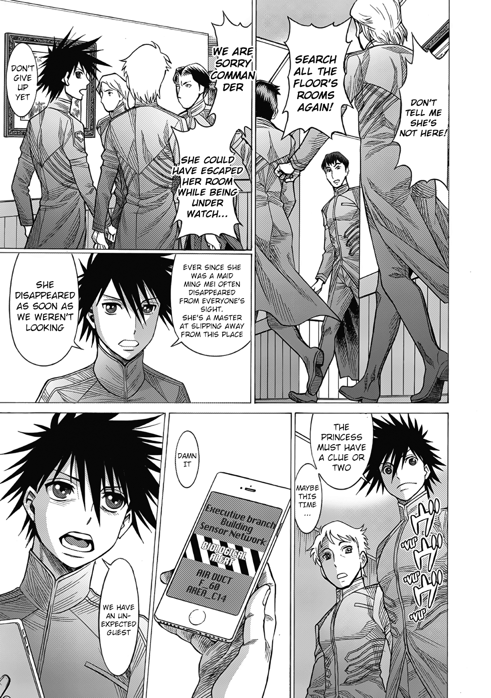 Halaman dari Dance in the Vampire Bund A.S.O. Chapter 14