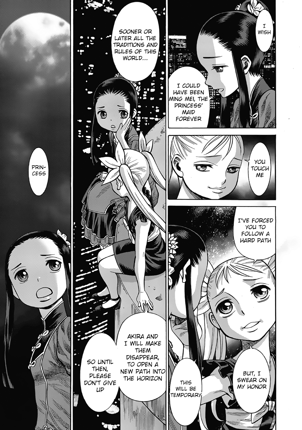 Halaman dari Dance in the Vampire Bund A.S.O. Chapter 14