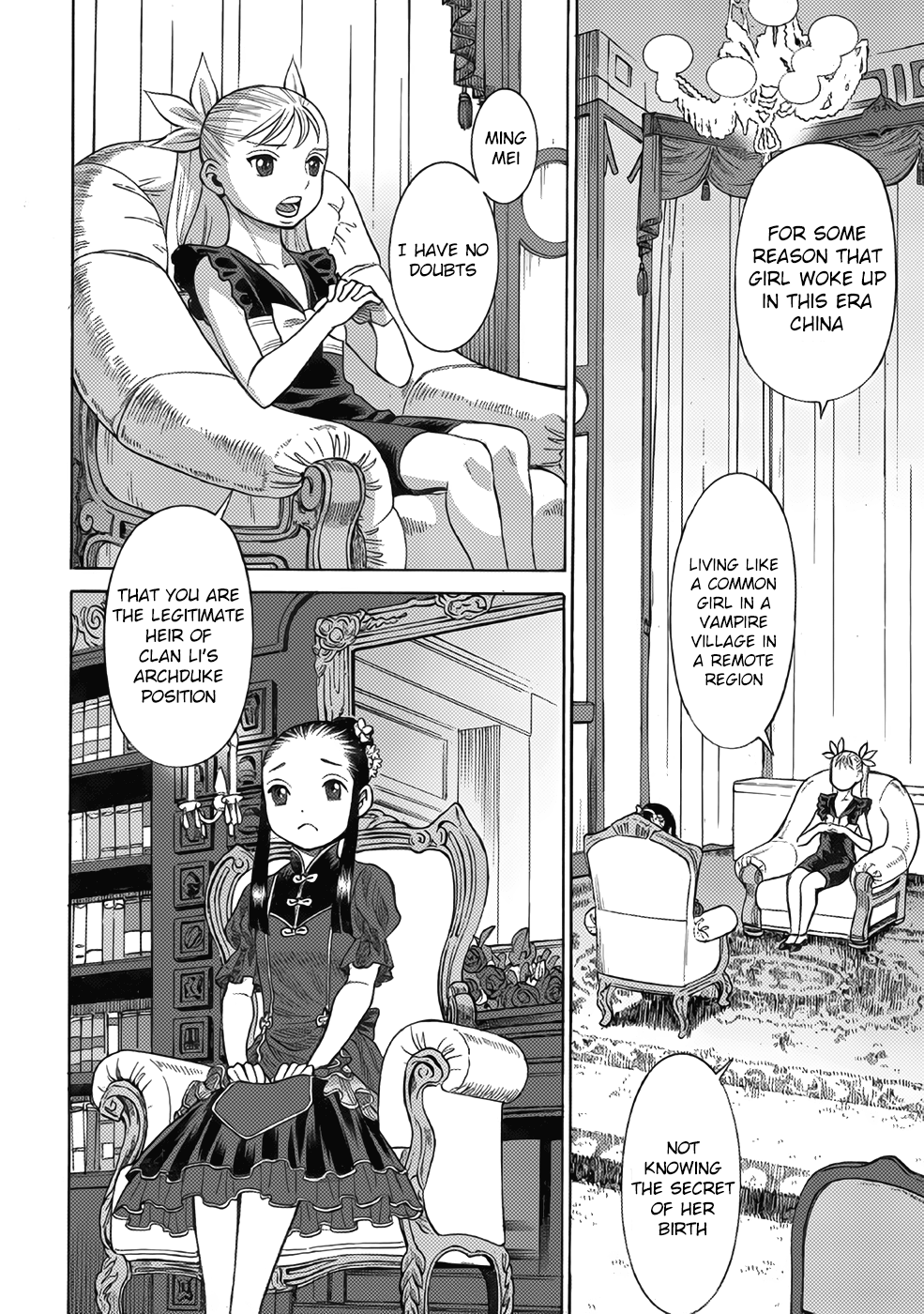Halaman dari Dance in the Vampire Bund A.S.O. Chapter 14