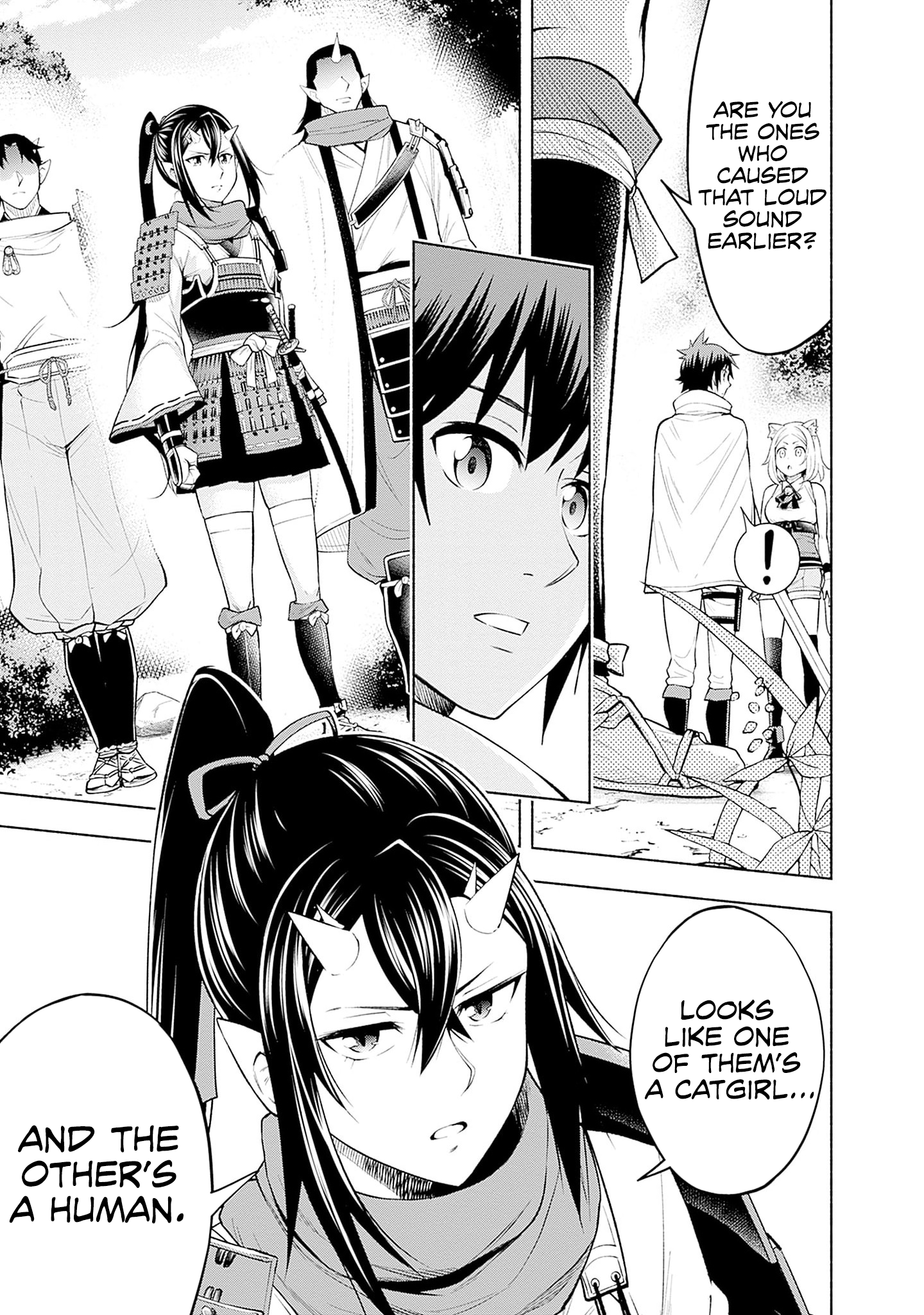 Halaman dari Eroge no Sekai de Slow Life ~Issho ni Isekai Teni shitekita Yarisaa no Daigakusei-tachi ni Tsuihou sareta node, Henkyou de Muteki ni Natte Shin no Heroine-tachi to Yoroshiku Yarimasu~ Chapter 7