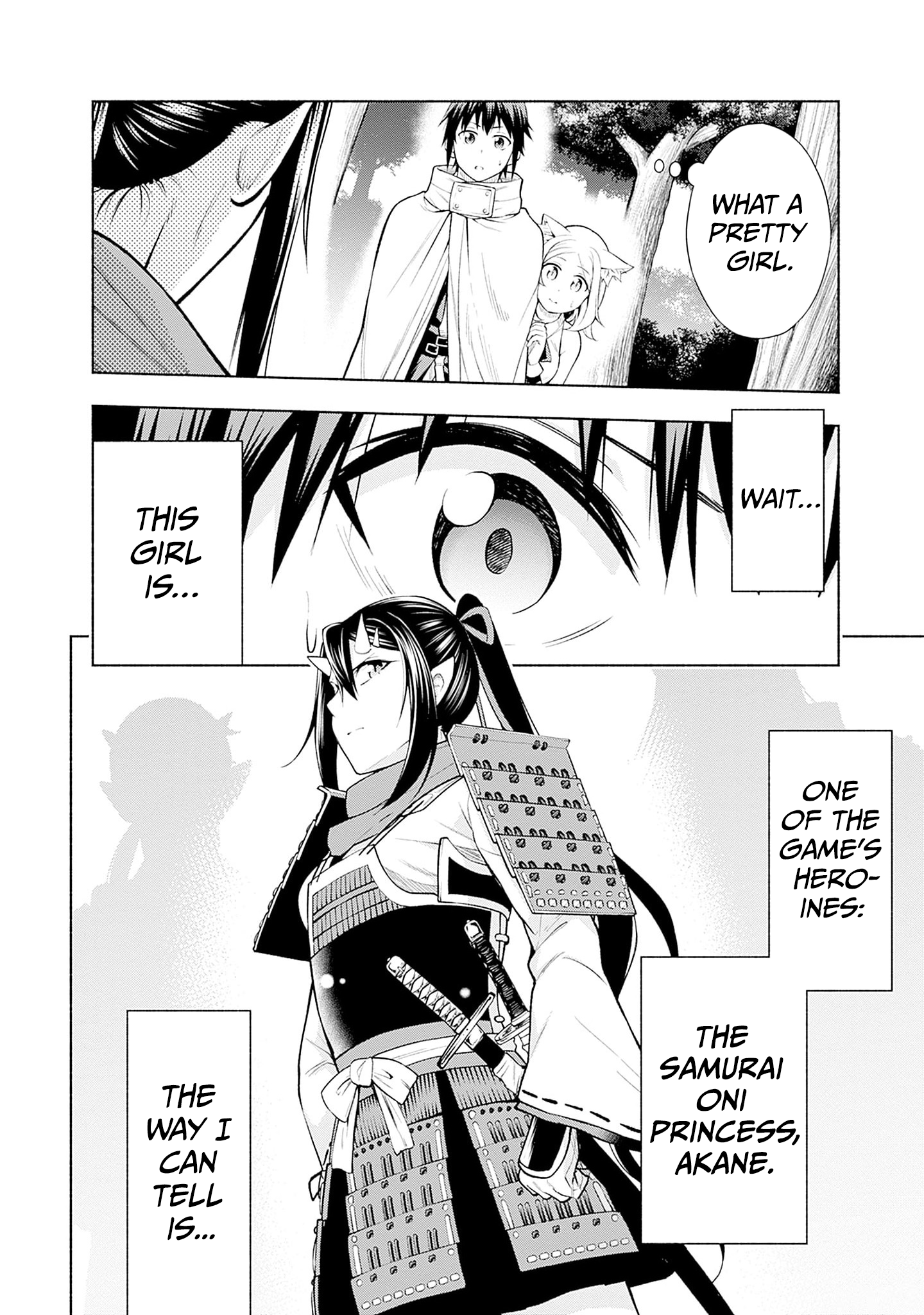 Halaman dari Eroge no Sekai de Slow Life ~Issho ni Isekai Teni shitekita Yarisaa no Daigakusei-tachi ni Tsuihou sareta node, Henkyou de Muteki ni Natte Shin no Heroine-tachi to Yoroshiku Yarimasu~ Chapter 7