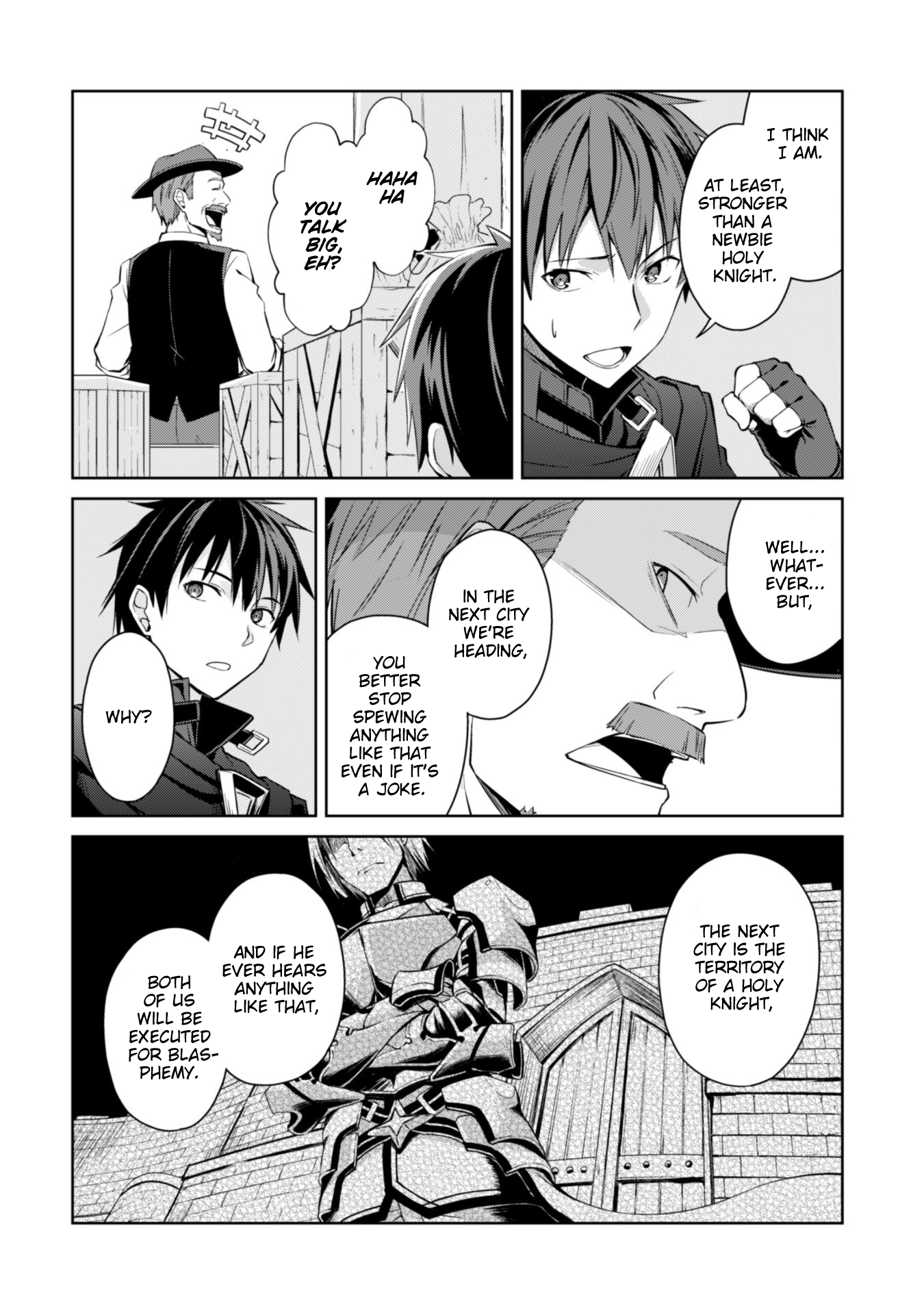 Halaman dari Boushoku no Berserk ~Ore dake Level to Iu Gainen wo Toppa suru~ Chapter 13