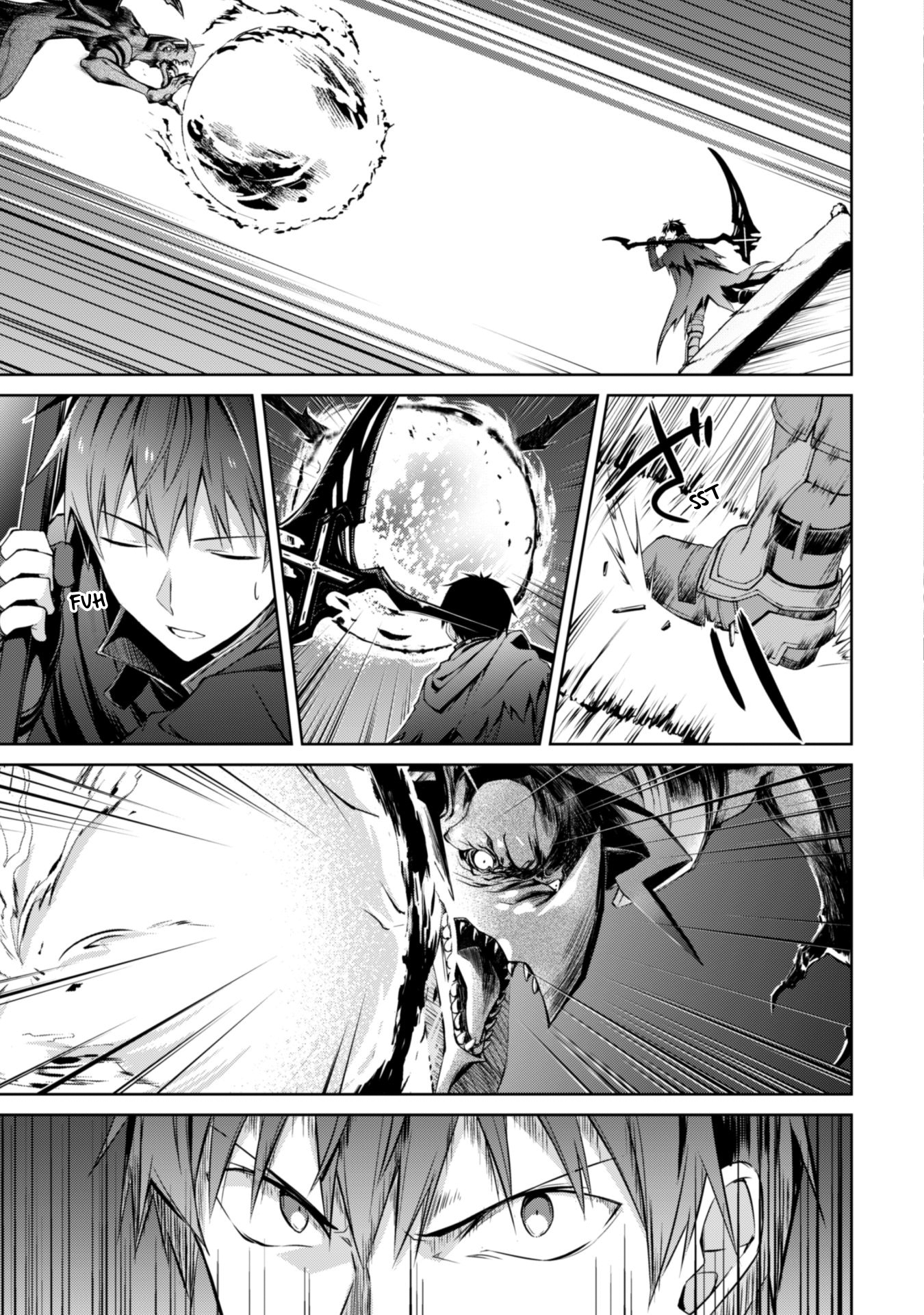 Halaman dari Boushoku no Berserk ~Ore dake Level to Iu Gainen wo Toppa suru~ Chapter 13