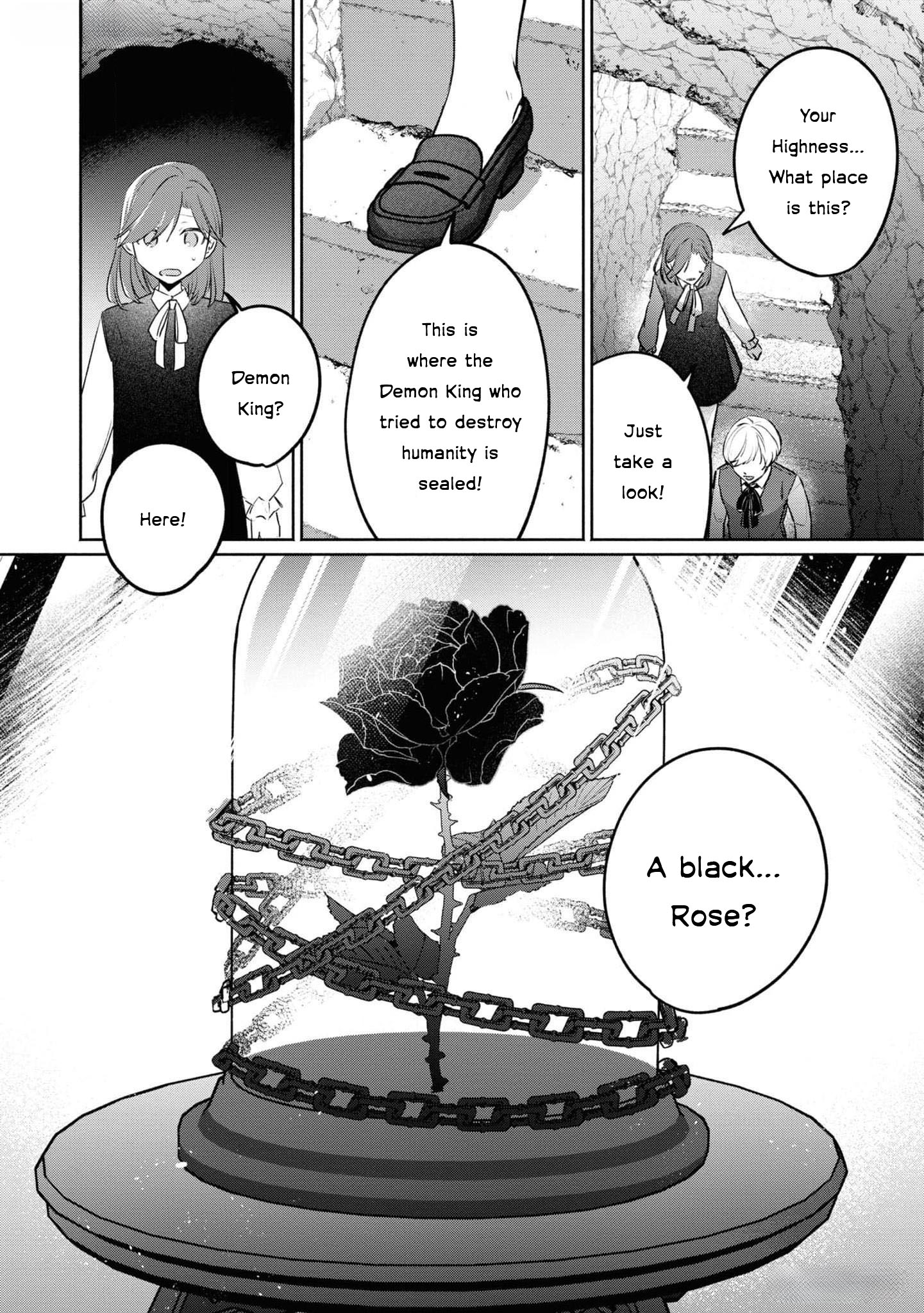 Halaman dari Though I May Be a Villainess, I'll Show You I Can Obtain Happiness! Chapter 4