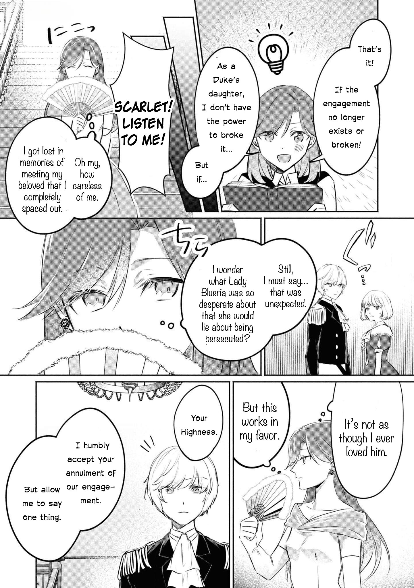 Halaman dari Though I May Be a Villainess, I'll Show You I Can Obtain Happiness! Chapter 4