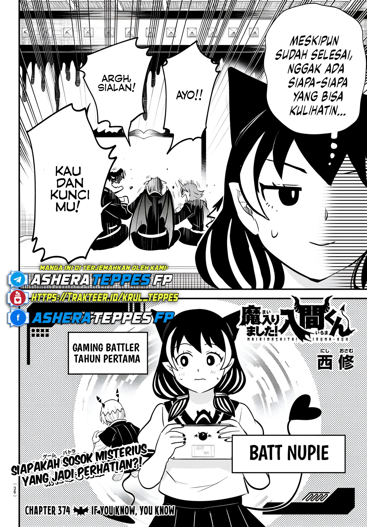 Mairimashita! Iruma-kun Chapter 374 - halaman 3