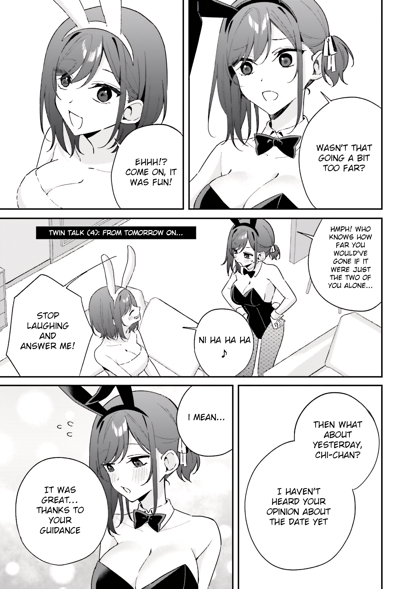 Chapter 8.5 – Twin talk (4): From tomorrow on… page