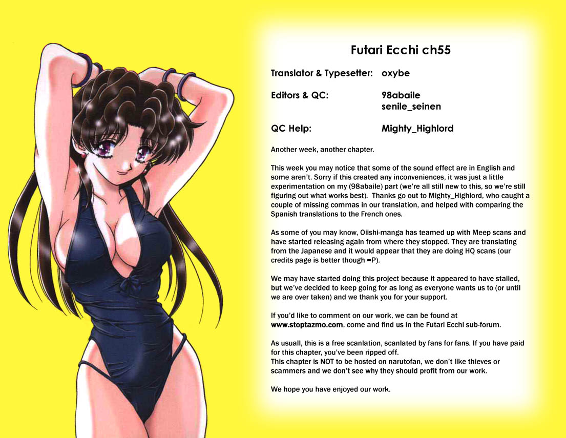 Halaman dari Futari Ecchi Chapter 55