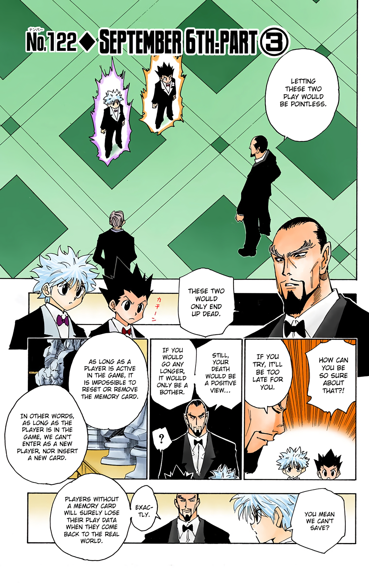 Halaman dari HUNTER x HUNTER (Official Colored) Chapter 122