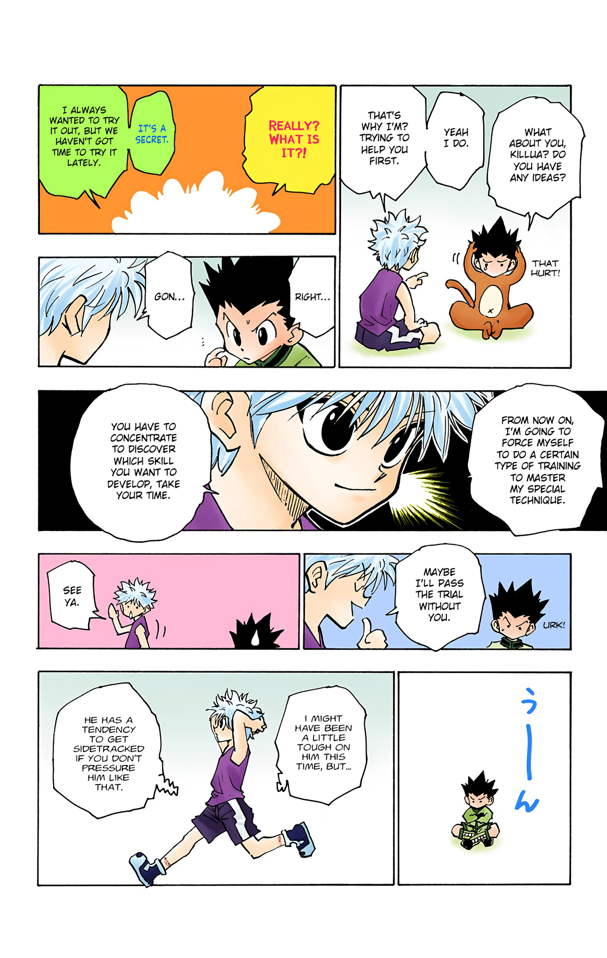Halaman dari HUNTER x HUNTER (Official Colored) Chapter 122