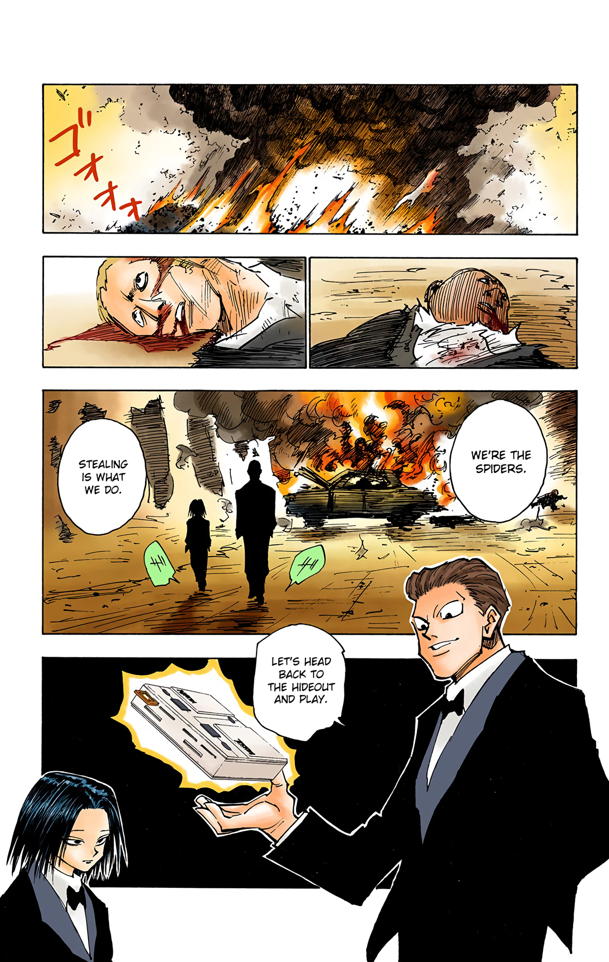 Halaman dari HUNTER x HUNTER (Official Colored) Chapter 122