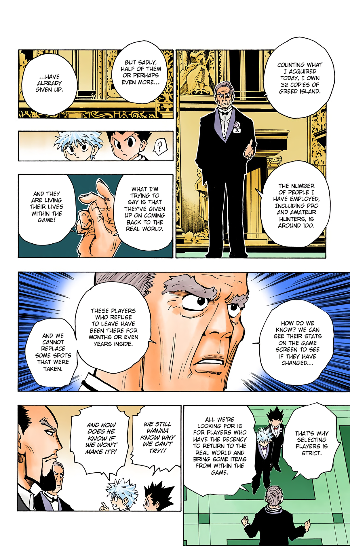 Halaman dari HUNTER x HUNTER (Official Colored) Chapter 122