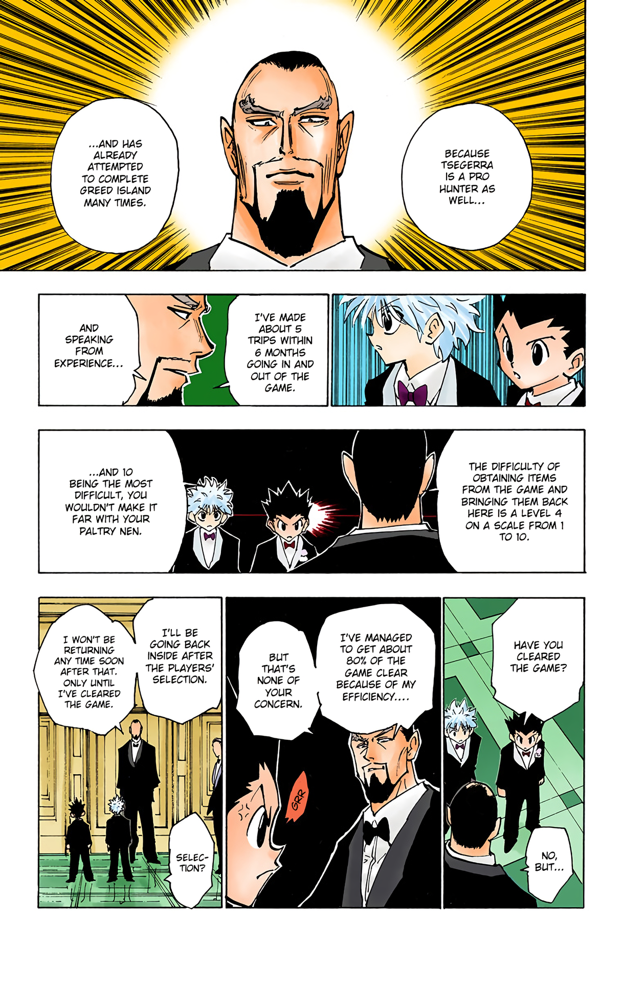Halaman dari HUNTER x HUNTER (Official Colored) Chapter 122